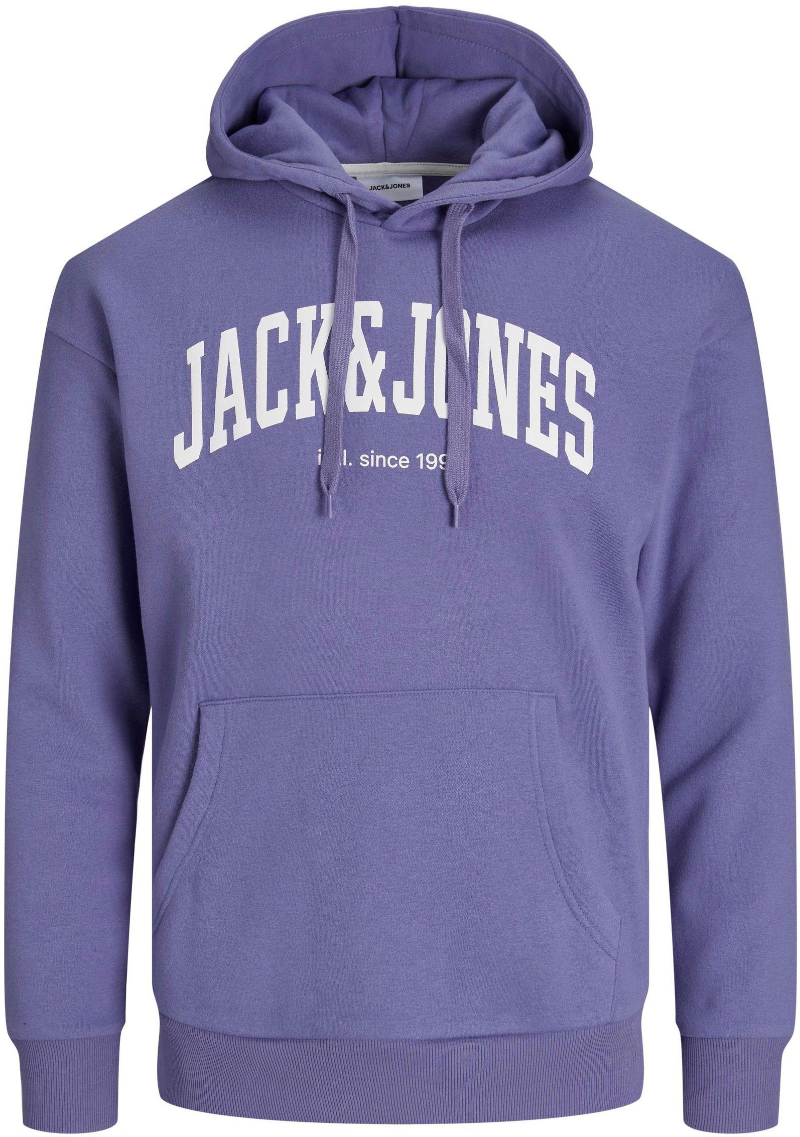 Jack & Jones HOOD Purple Kapuzensweatshirt Twilight NOOS JJEJOSH SWEAT
