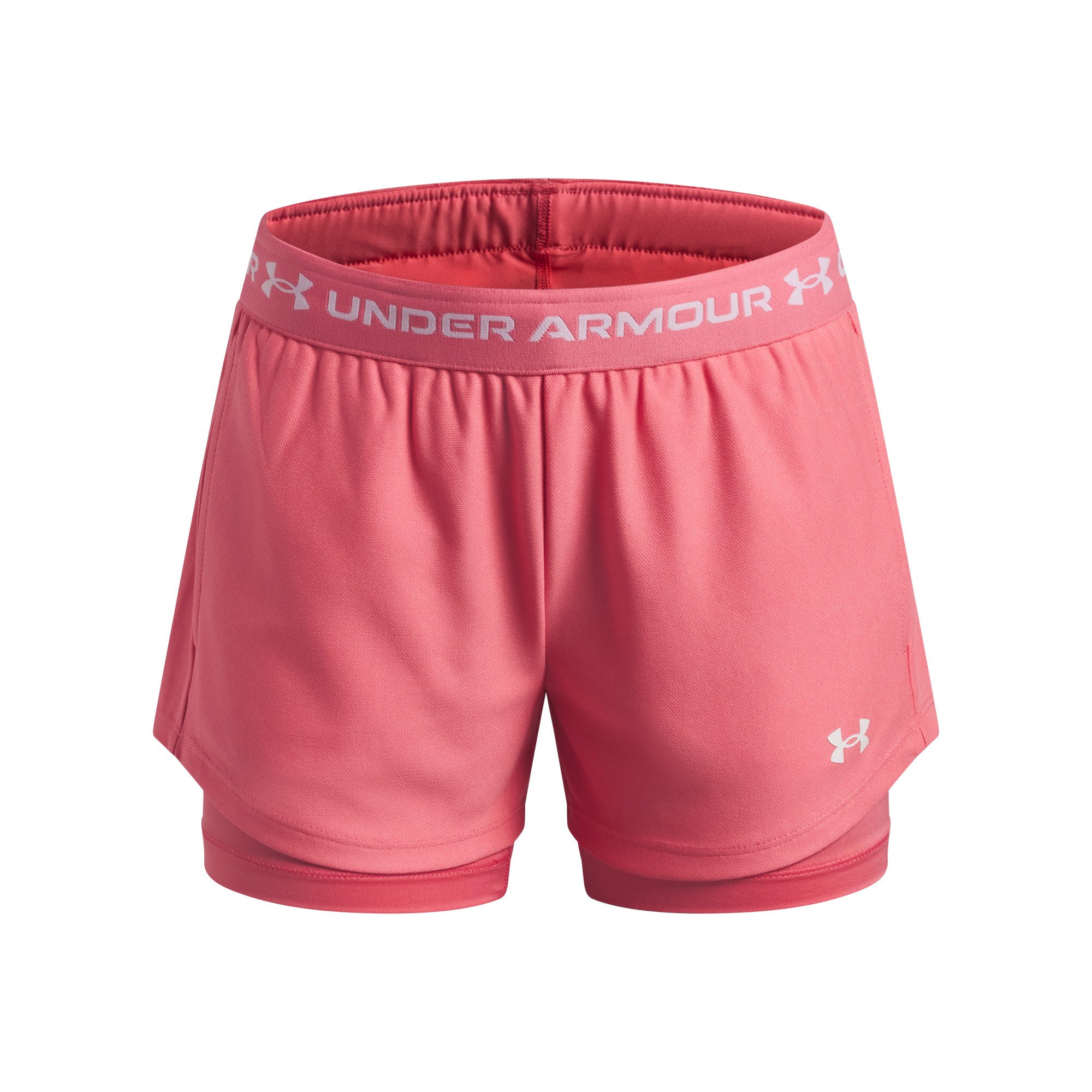 Under Armour® Trainingsshorts Under Armour Mädchen Short Tech Play Up 2n1 Short 6004985