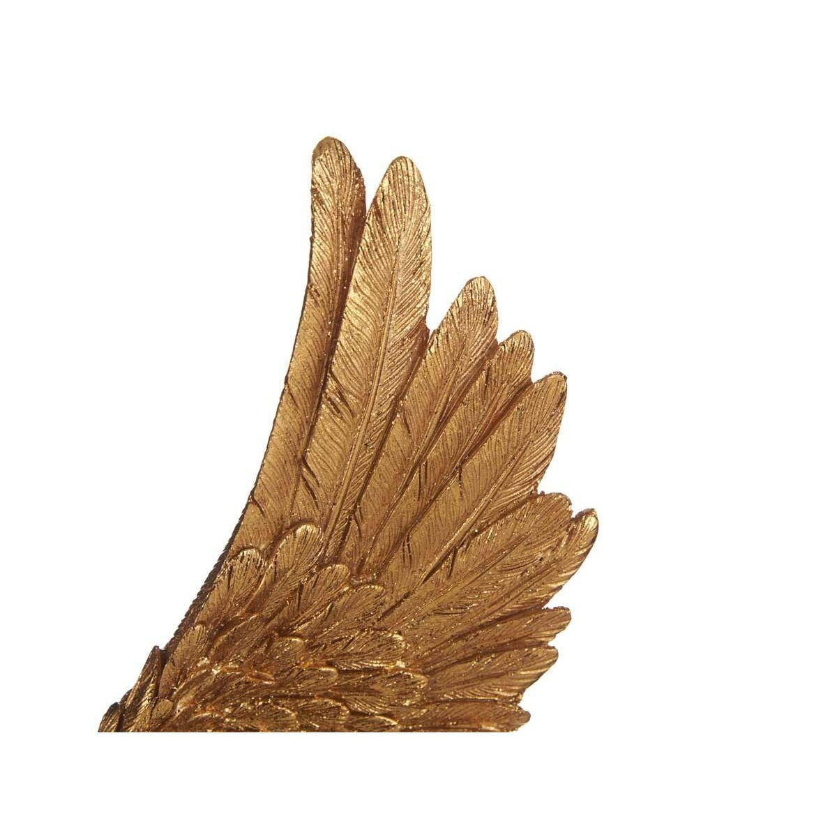 6 cm Stück Dekoobjekt x 8 13,5 33,5 Gift Decor x Gold Schwarz Deko-Figur Flügel