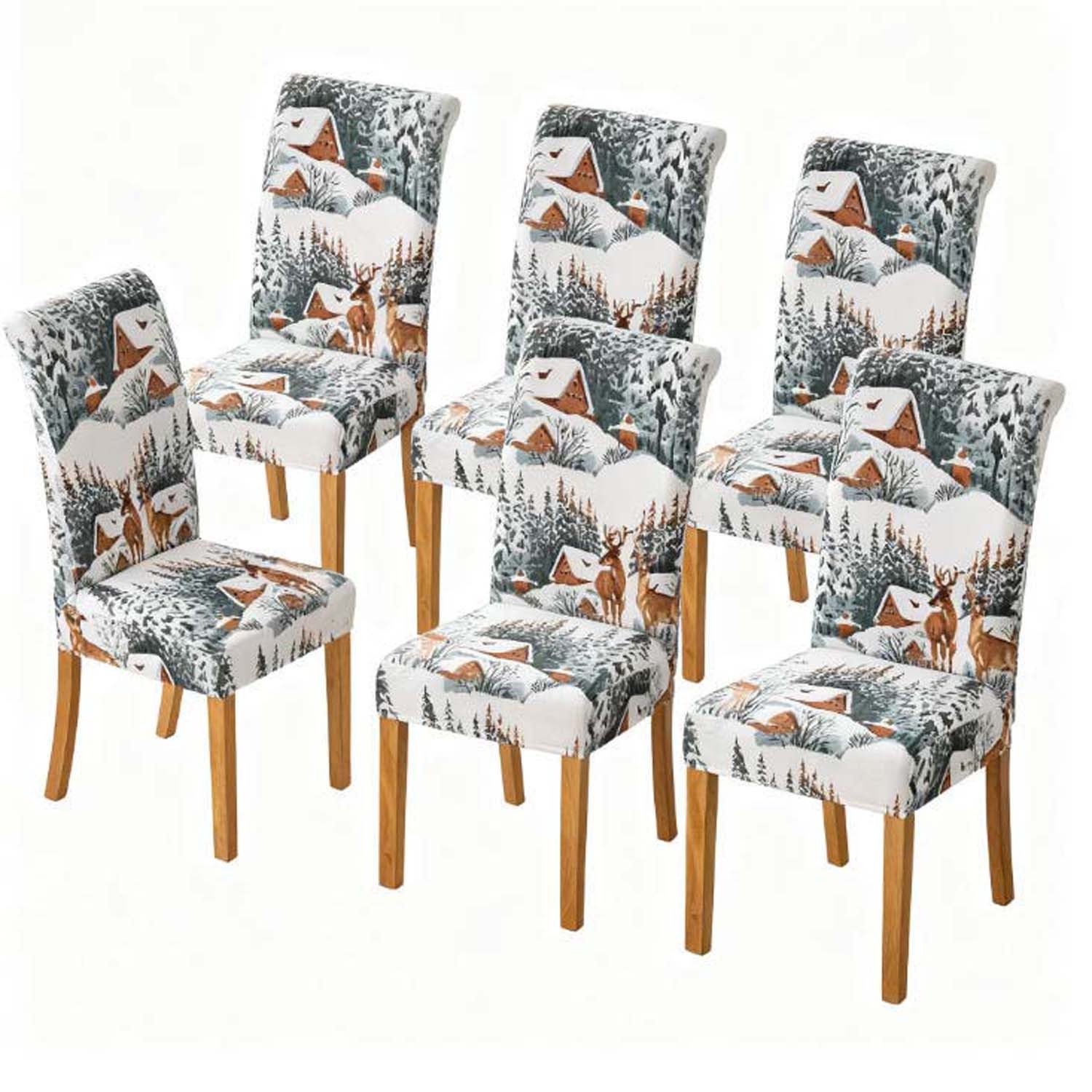 trends for living Stuhlhusse Universal Stretch Stuhlhussen 6er Set Stuhlbez günstig online kaufen