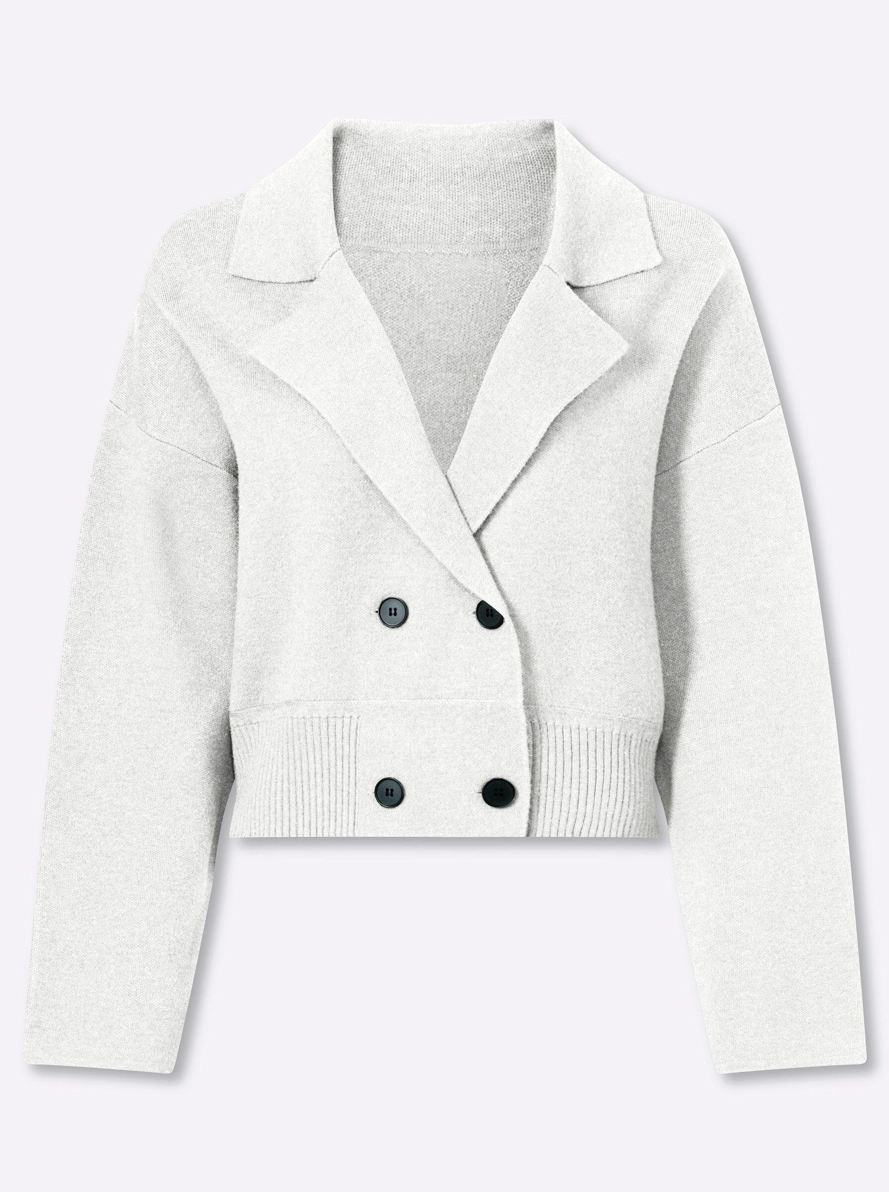 heine Strickjacke Strickjacke Langarm Feinstrick
