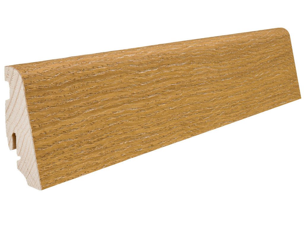 HARO Sockelleiste HARO Sockelleiste Echtholz Eiche 58×19 mm 2.2 m, L: 220 cm, H: 5.8 cm, 1-St.