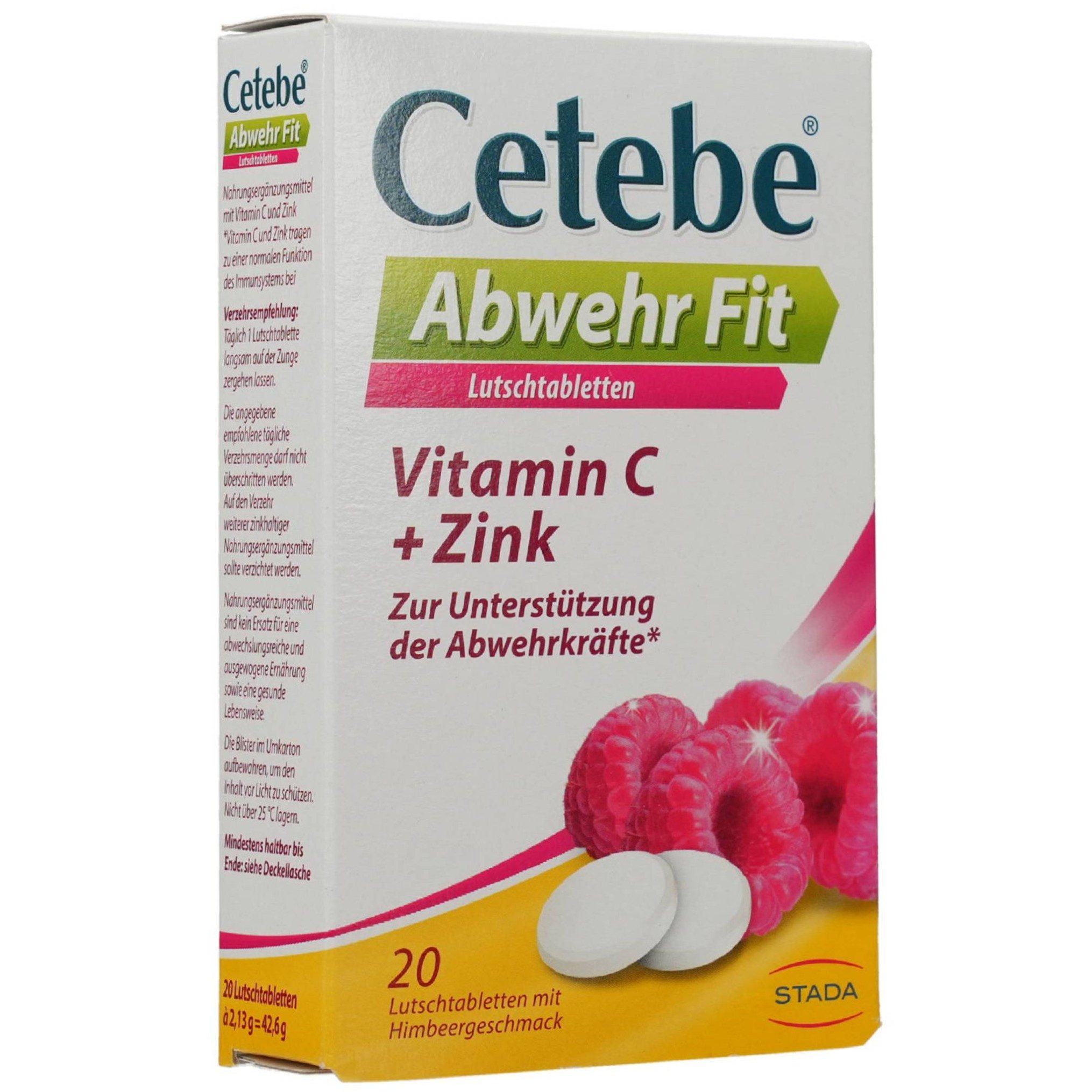 STADA Consumer Health Deutschland GmbH CETEBE Abwehr Fit Lutschtabletten 20St Lutschtabletten