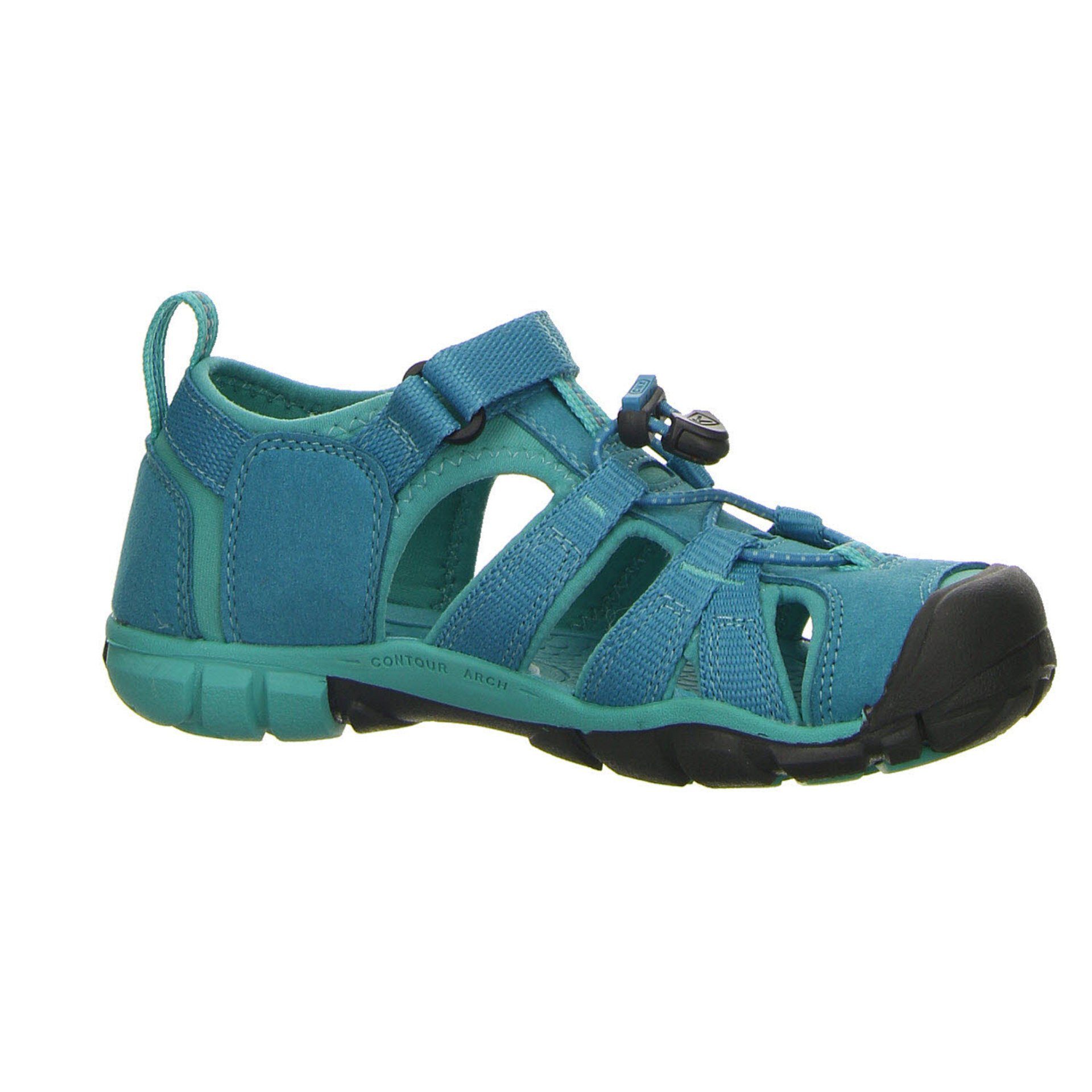 Keen Seacamp II CNX Outdoorsandale Synthetikkombination Sandale Synthetikkombination blau-türkis