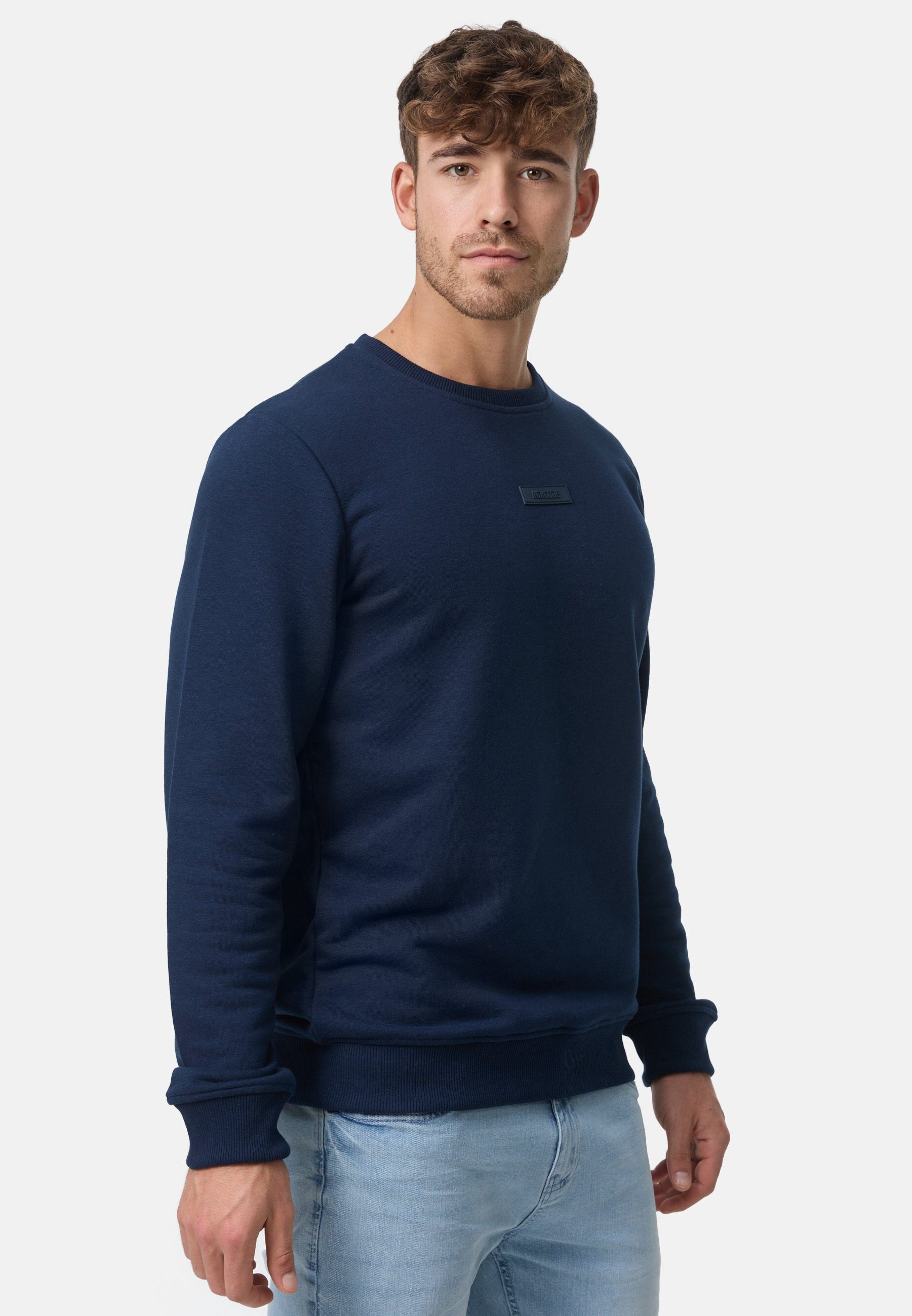 Indicode Navy Sweater Baxter