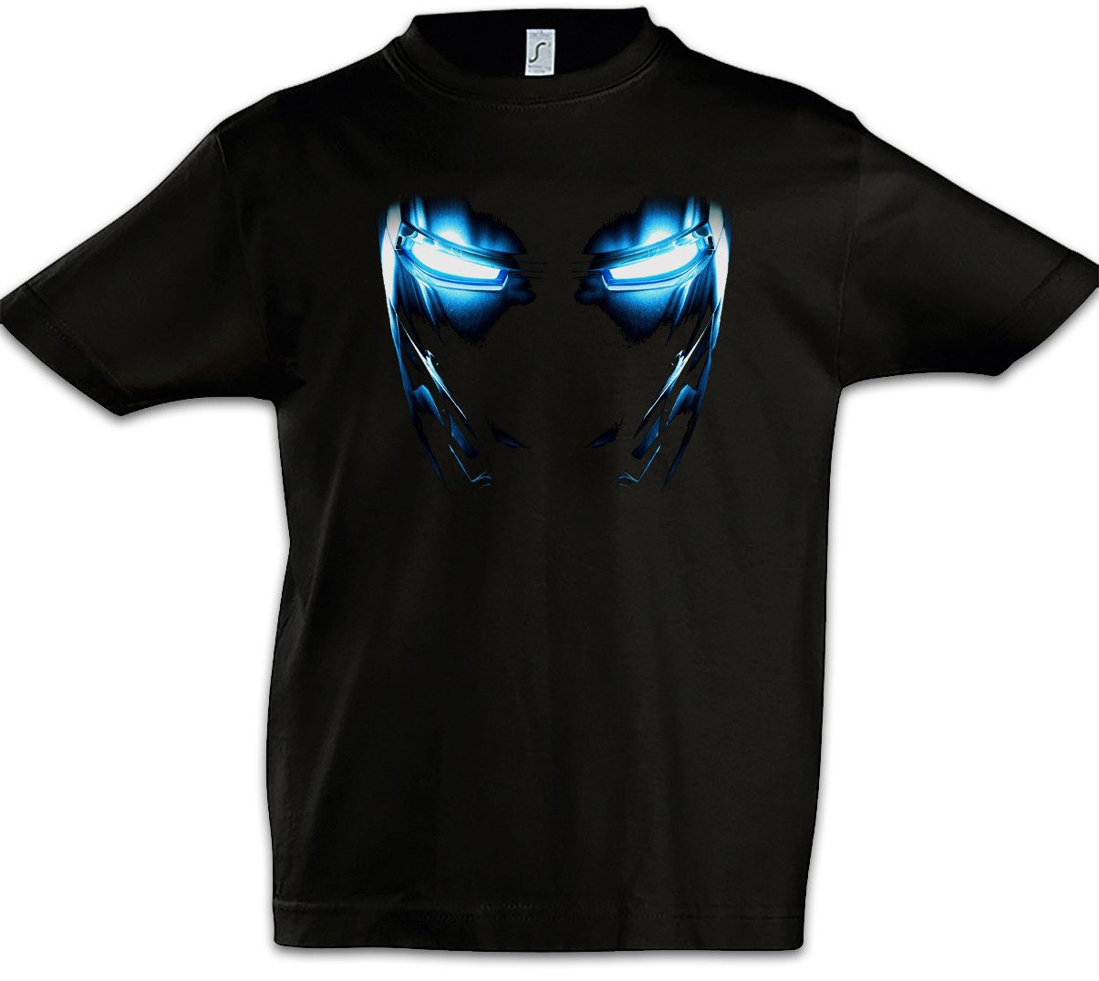 Print-Shirt Mark II Armor Eyes Kinder T-Shirt Tony Stark Iron Arc Reactor Sign Man