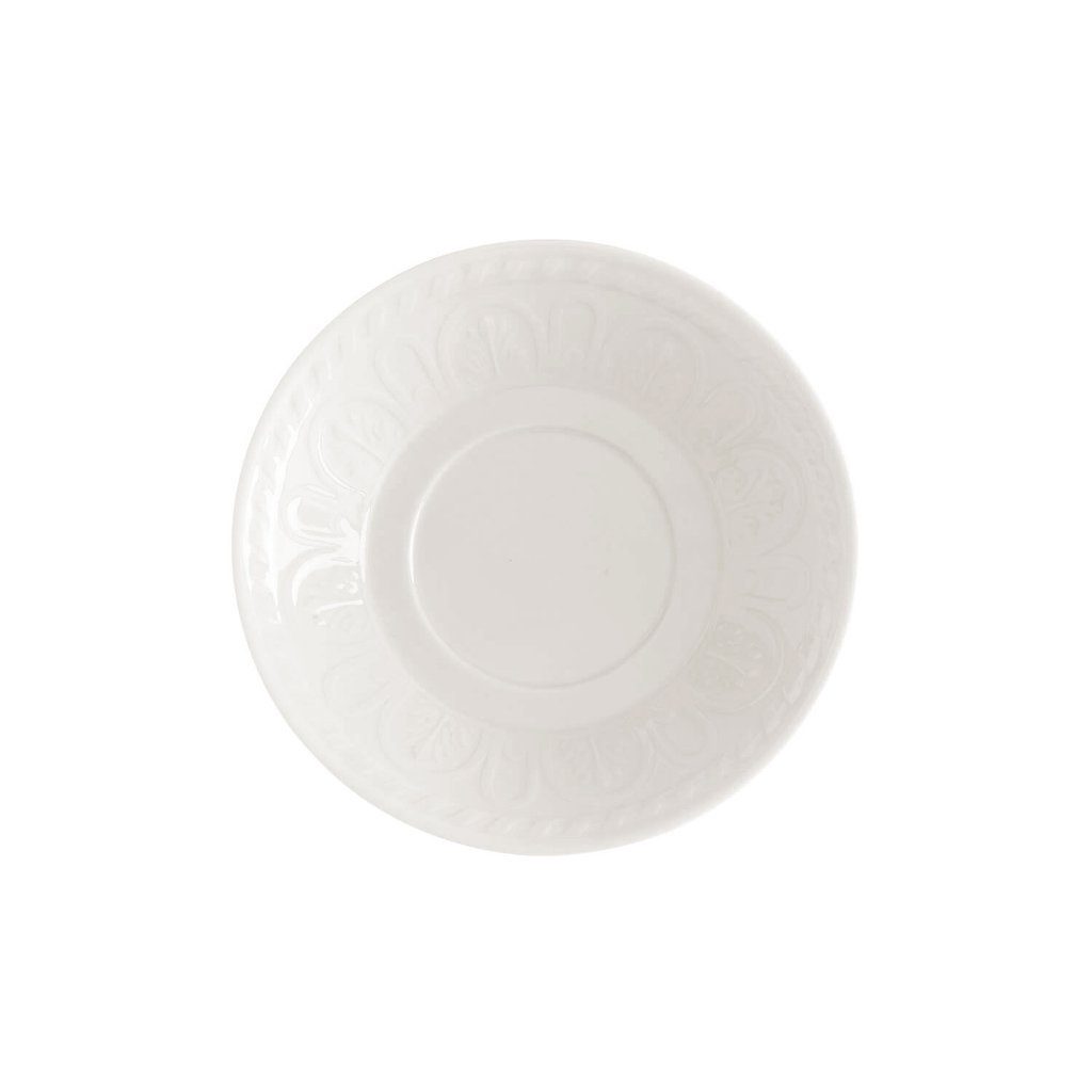 Villeroy & Boch Untertasse Cellini Frühstücks-/Suppenuntertasse 18cm, (1 St), Premium Porcelain, mikrow.- & spülm.sicher, Made in Germany
