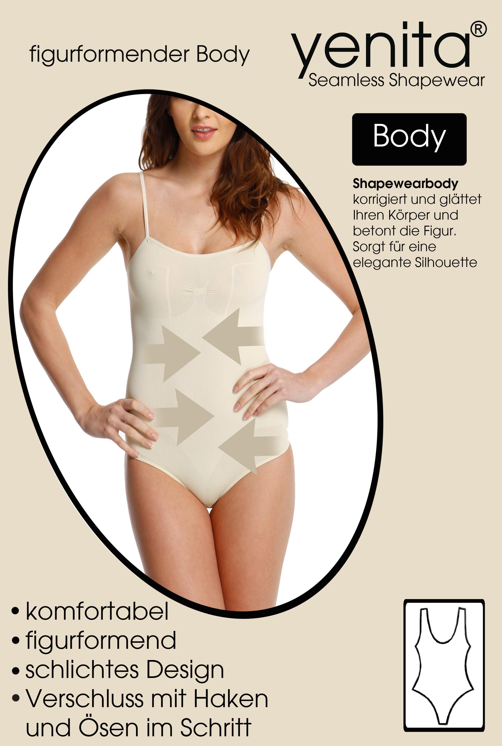 Yenita® Shaping-Body ohne Bügel mit Shapingeffekt – Bild 2 von 2