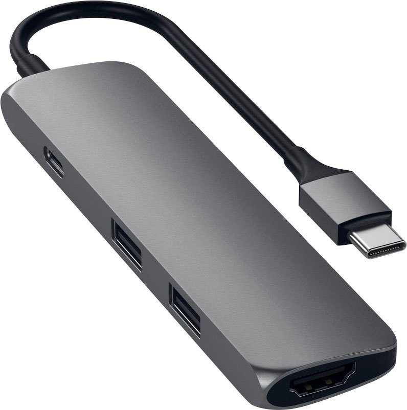 Type-C Slim Multi-Port 4K Pass-through Adapter