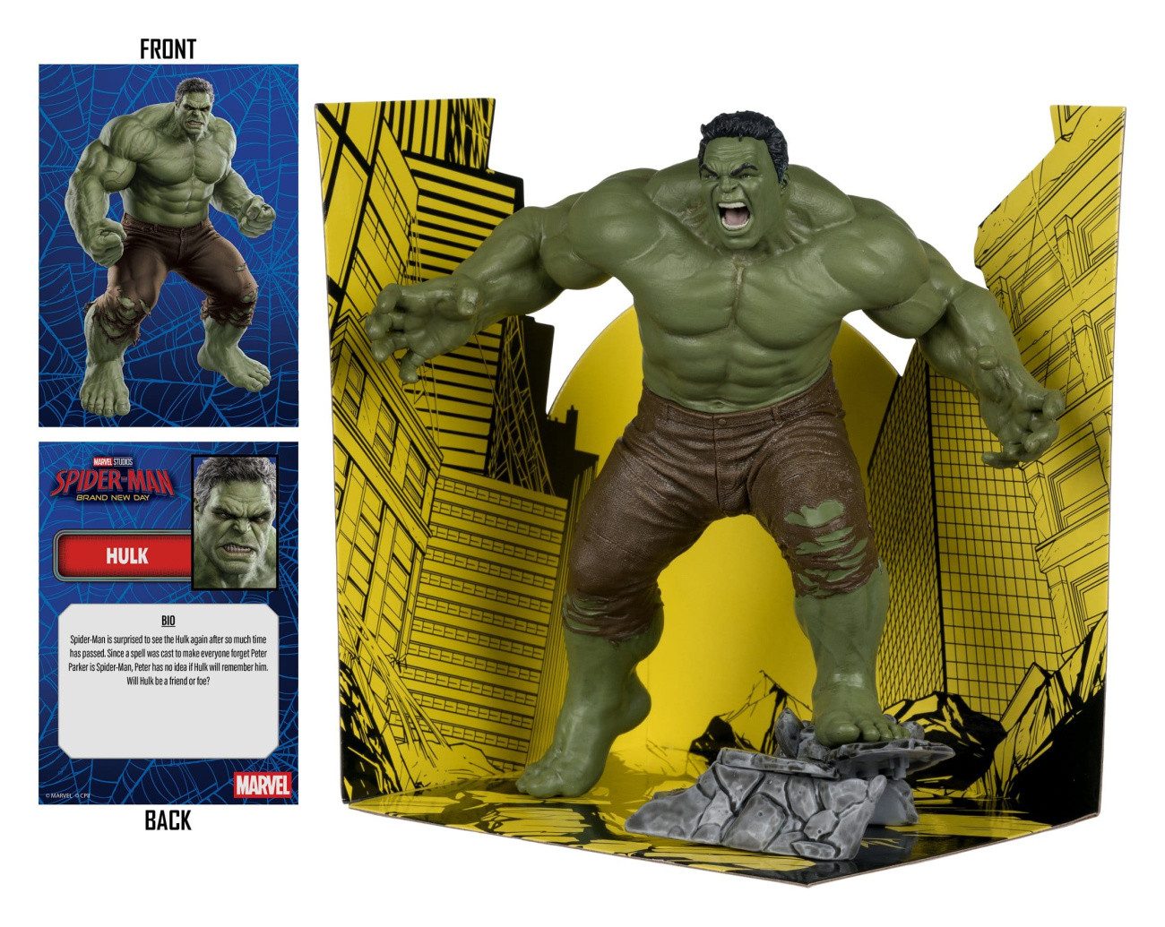 McFarlane Toys Merchandise-Figur Spider-Man: Brand New Day (2026) Marvel Studios Statue 1/10 Hulk 18 cm – Bild 3 von 5