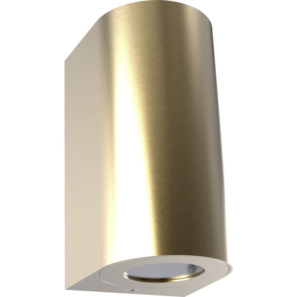 Nordlux Außen-Wandleuchte Nordlux Canto Maxi 2 49721035 Außenwandleuchte GU10 56 W Messing