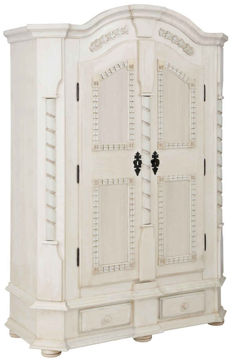 Home affaire Kleiderschrank Sophia in zwei unterschiedlichen Ausführungen der Schrankfronten, Höhe 187 cm