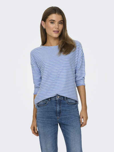 ONLY 3/4-Arm-Shirt ONLELLY 3/4 BOATNECK TOP JRS