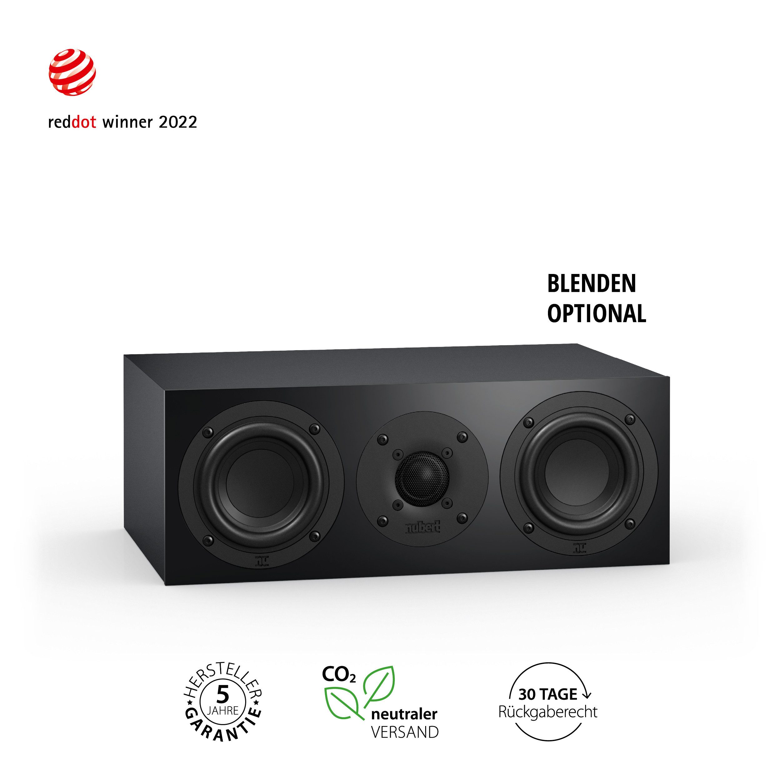 Nubert nuBoxx B-50 Center-Lautsprecher (Centerspeaker, 2-Wege, 170 W Dauerbelastbarkeit)