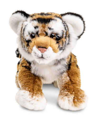 Uni-Toys Kuscheltier Tiger Junges, liegend - 33 cm (Длина) - Plüsch-Wildtier - Plüschtier, zu 100 % recyceltes Füllmaterial