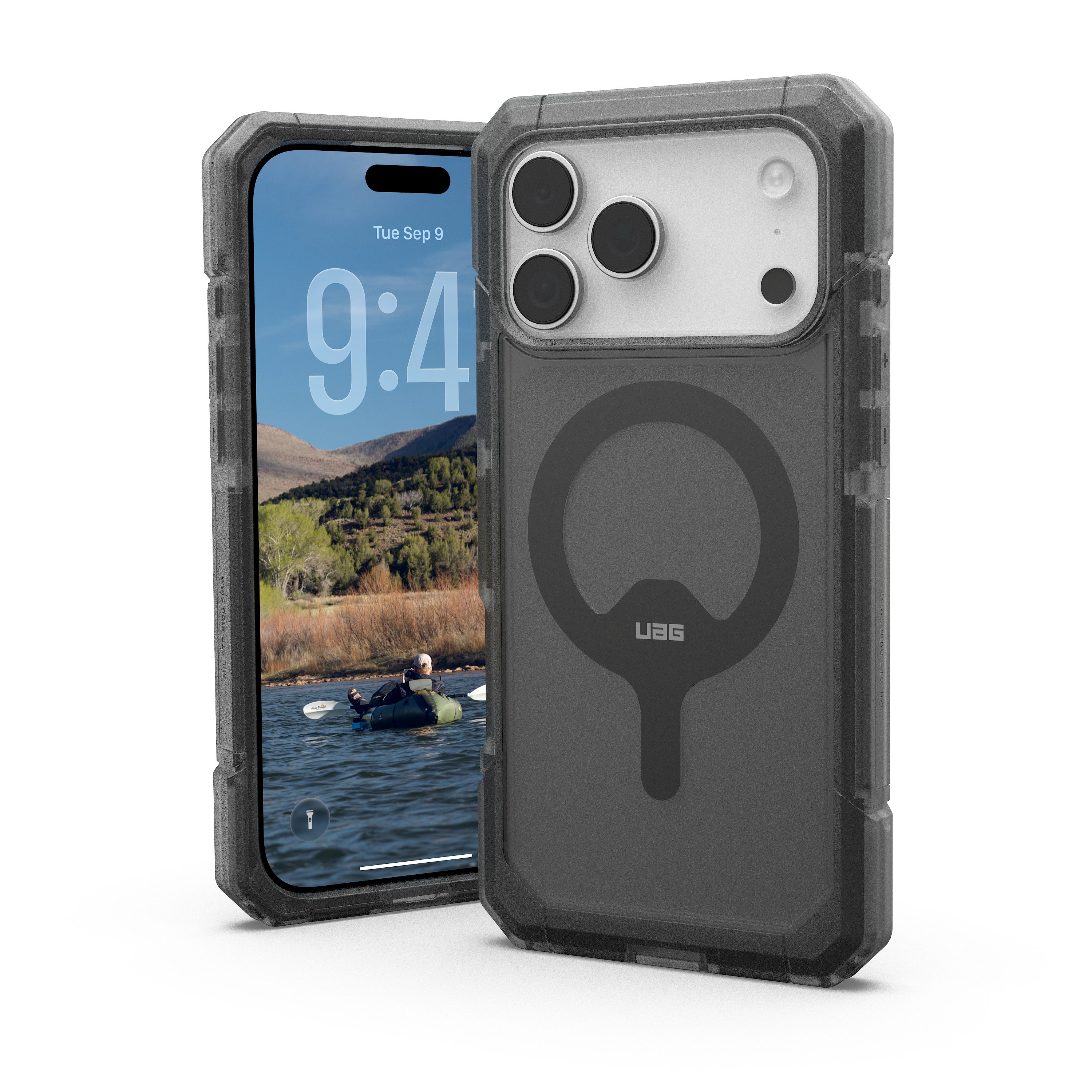Urban Armor Gear Smartphone-Hülle Trooper - Apple iPhone 17 Pro Max MagSafe Hülle, [7,6 Meter Fallschutz, MagSafe optimiert]