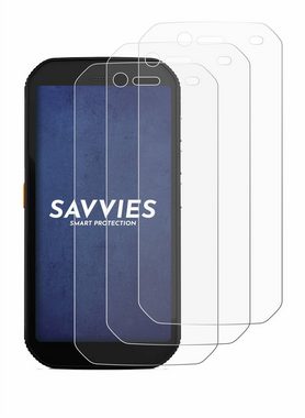 Savvies Schutzfolie für Caterpillar Cat S42 H+, Displayschutzfolie, 6 Stück, Folie klar