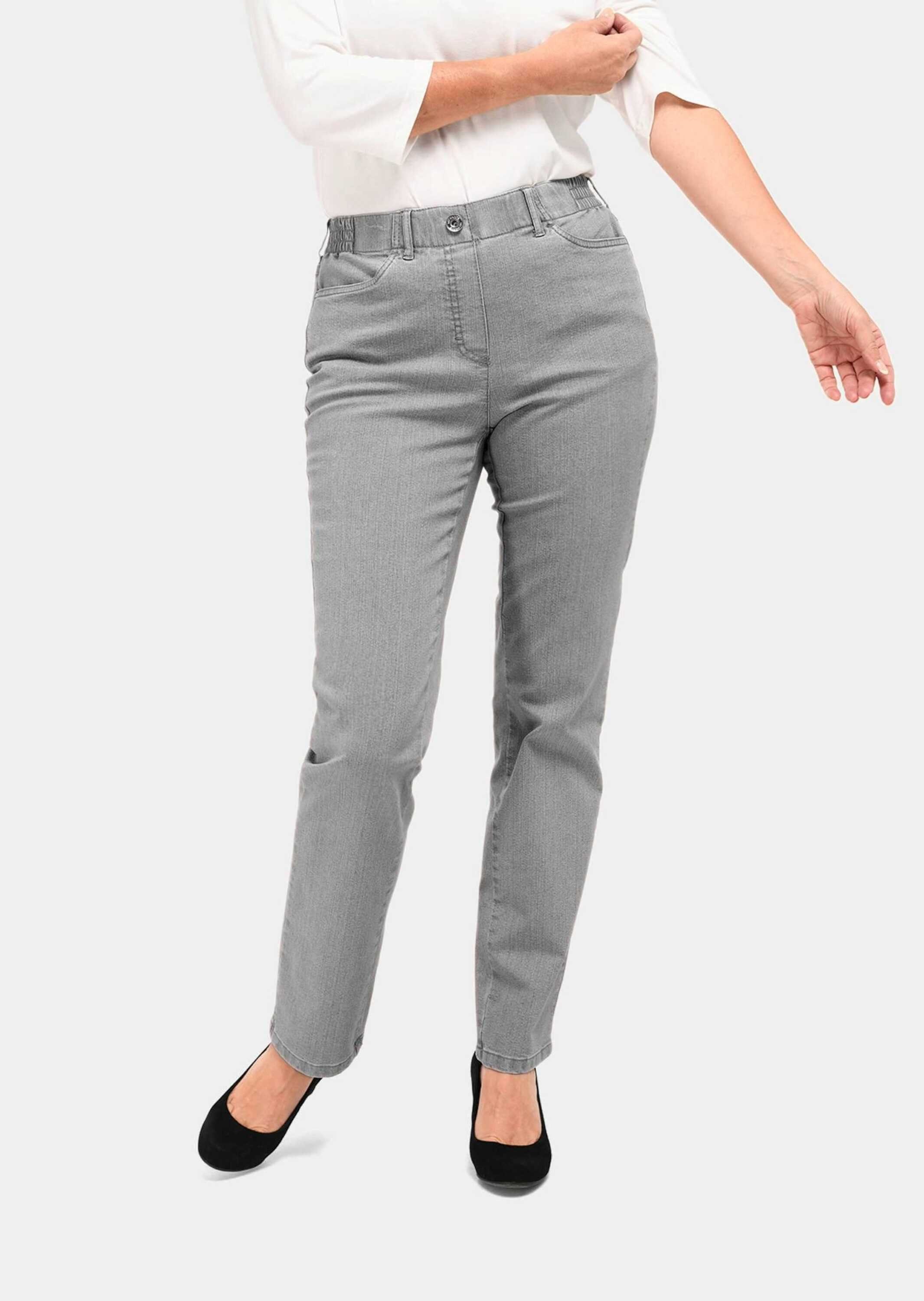 Bequeme Jeans Bequeme Jeansschlupfhose mit Dehnbund