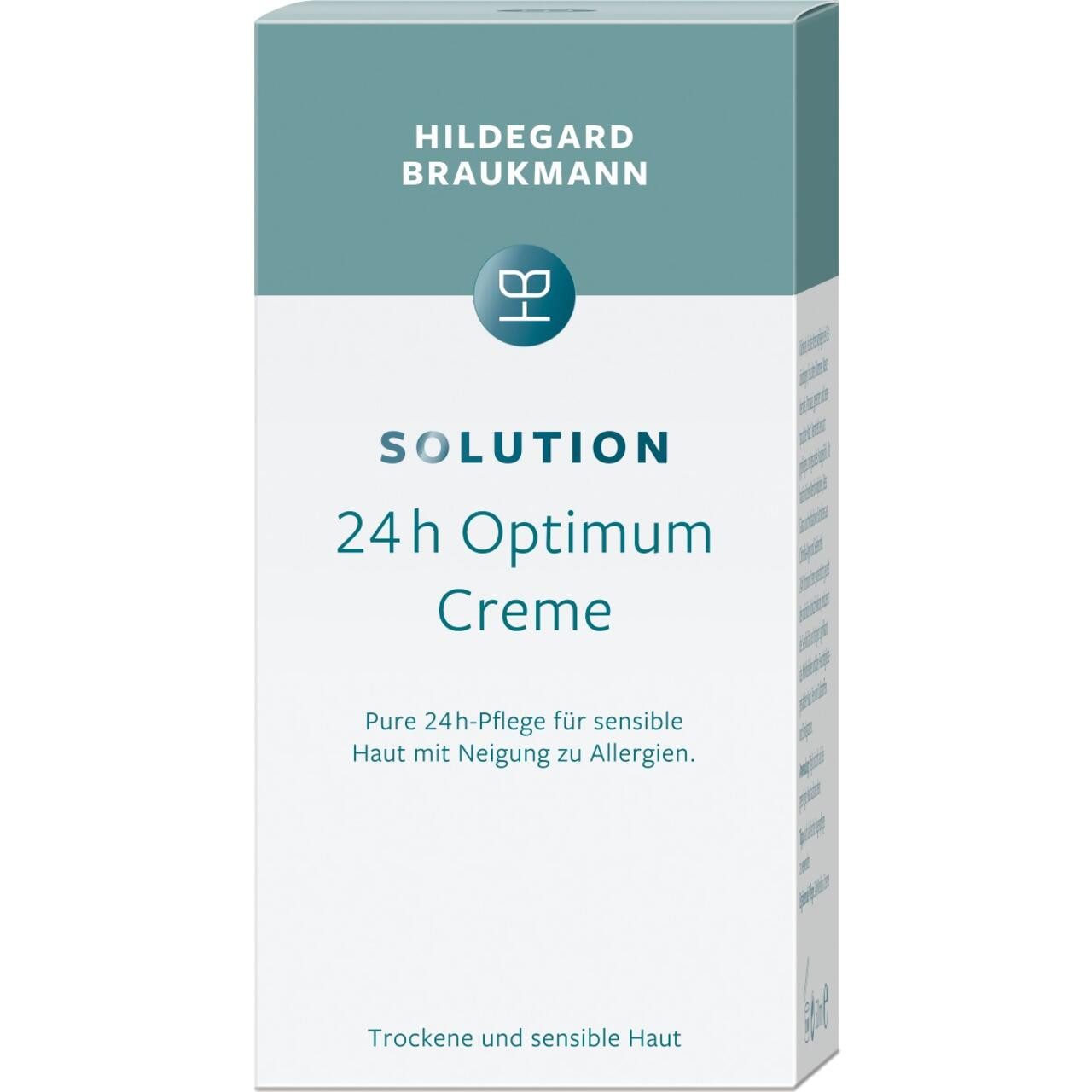 Hildegard Braukmann Nachtcreme Solution 24h Optimum Creme, für Alle Hauttypen