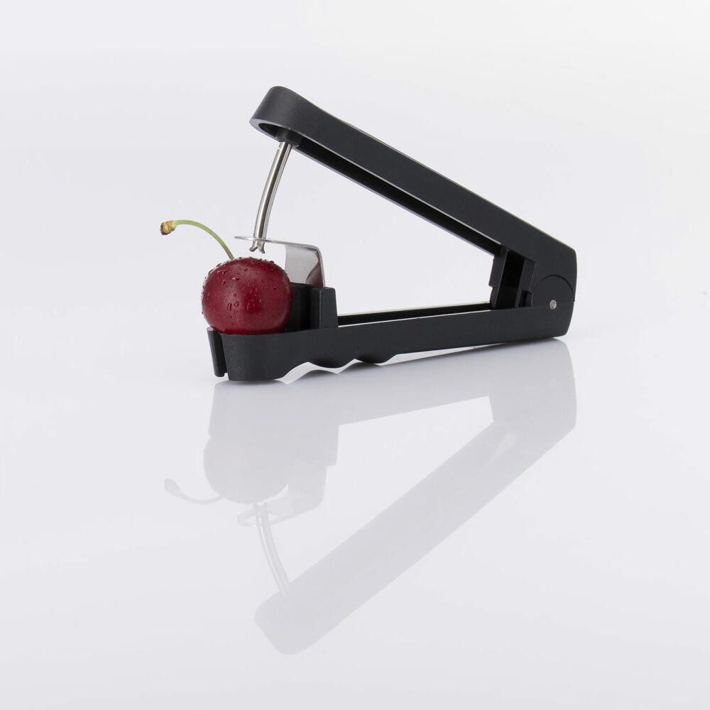 WESTMARK Entkerner für Kirschen, Kernetto, Schwarz, Kirschentkerner/-entsteiner, PA, Edelstahl, Made in Germany, spülmaschinengeeignet, BPA-frei, rostfrei