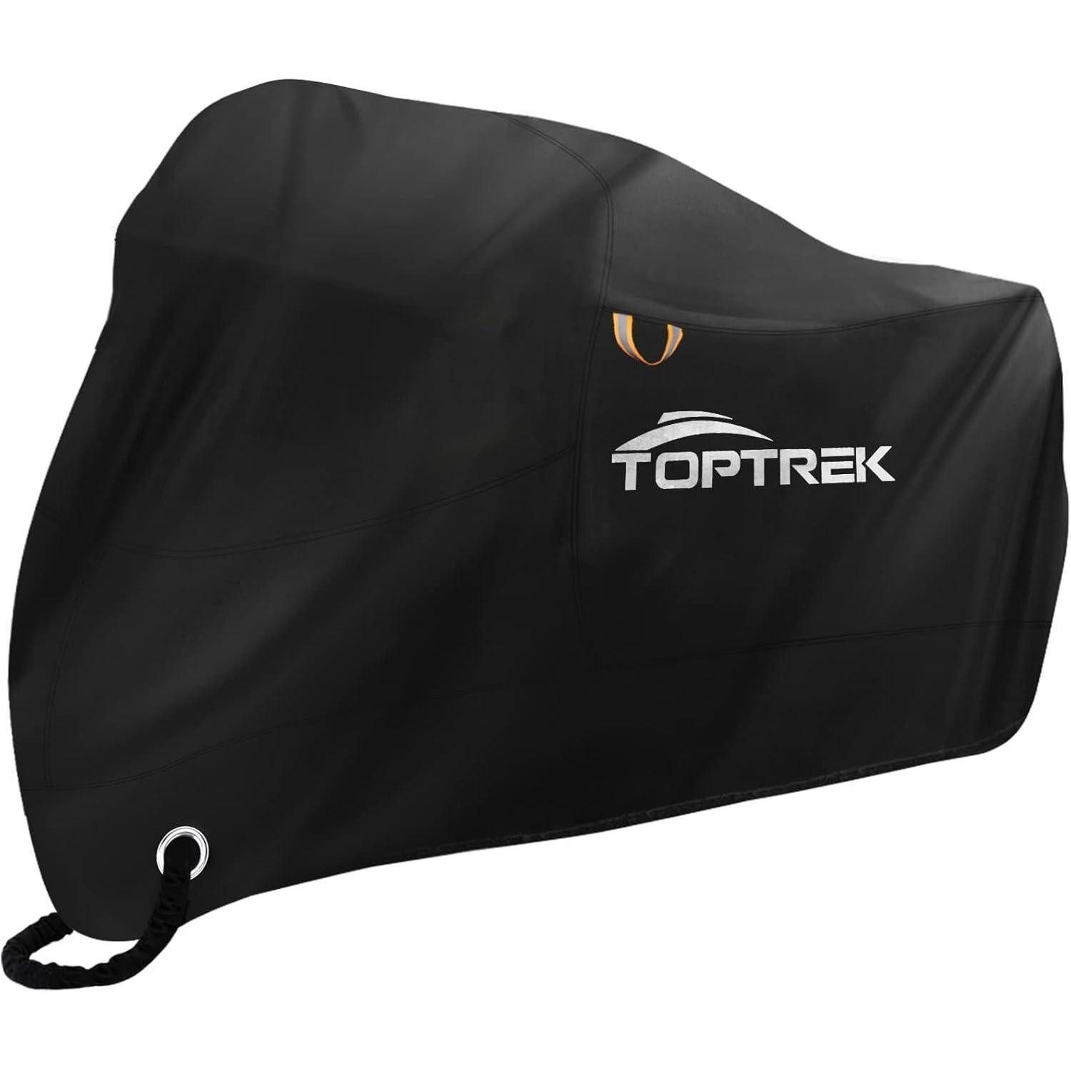 Abdeckhaube Motorradabdeckung XXXL 210D Oxford Stoff Schwarz Wasserdicht