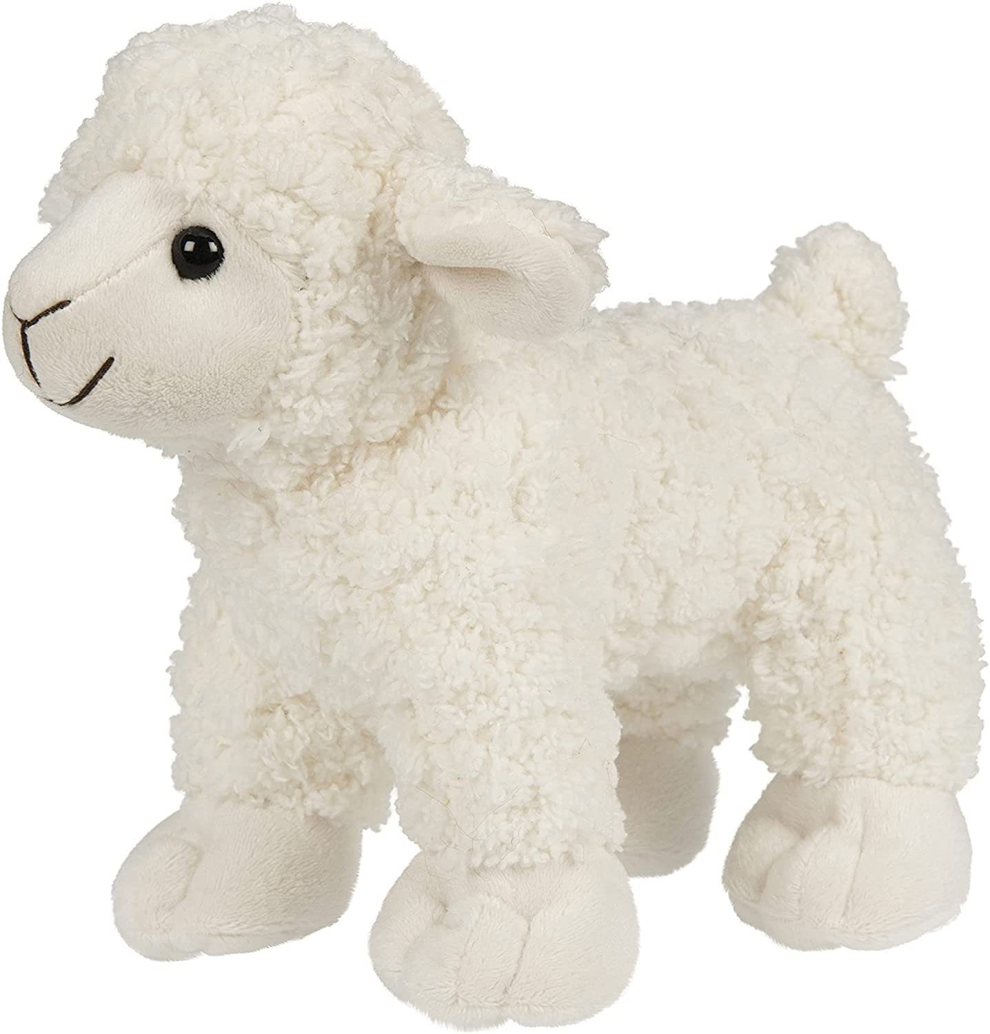 Uni-Toys Kuscheltier Lamm - versch. Fellfarben - 19 cm (Длина) - Plüsch-Schaf - Plüschtier, zu 100 % recyceltes Füllmaterial
