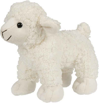 Uni-Toys Kuscheltier Lamm weiß - 19 cm (Länge) - Plüsch-Schaf - Plüschtier