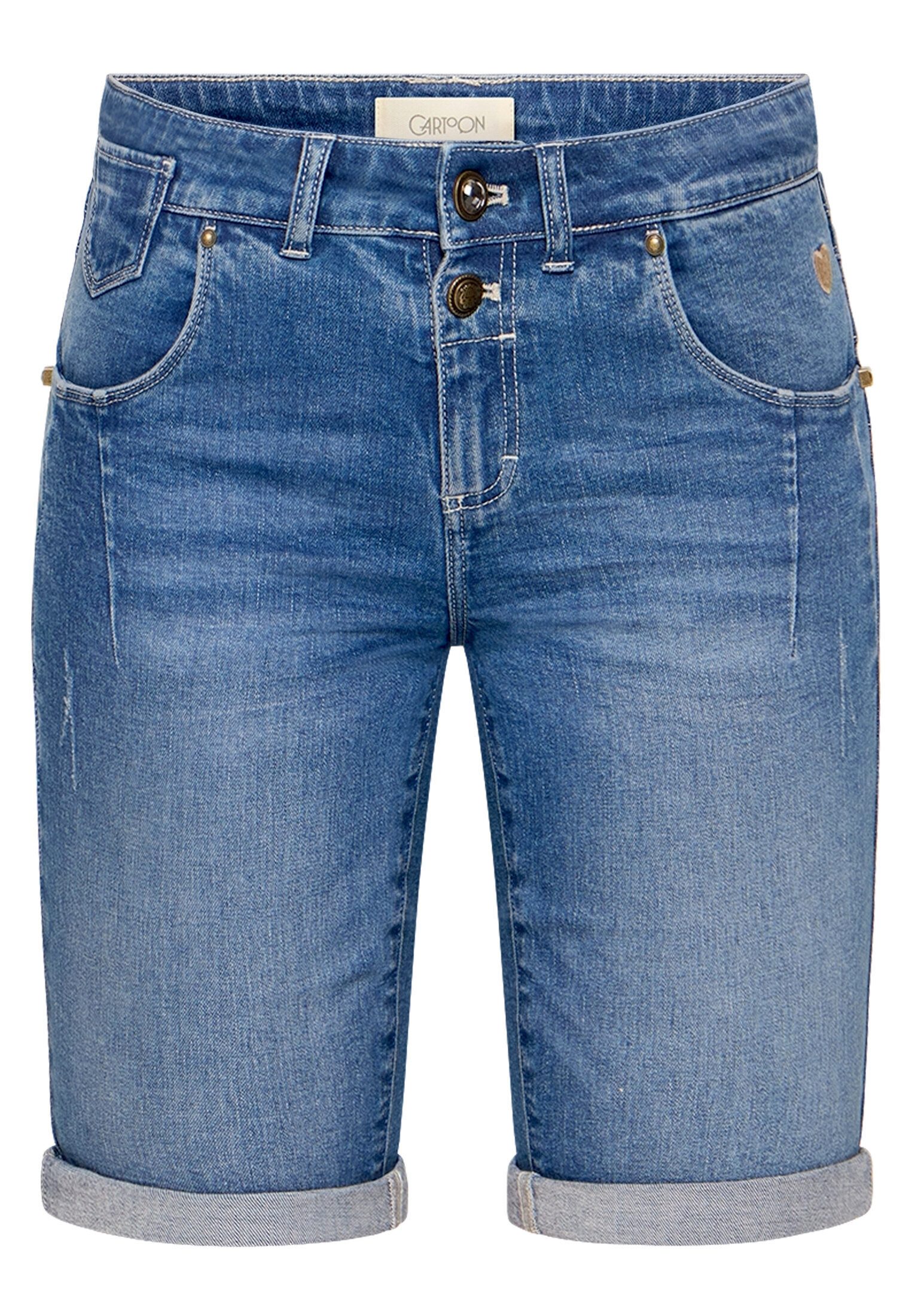 Cartoon Shorts Damen mit Stickerei