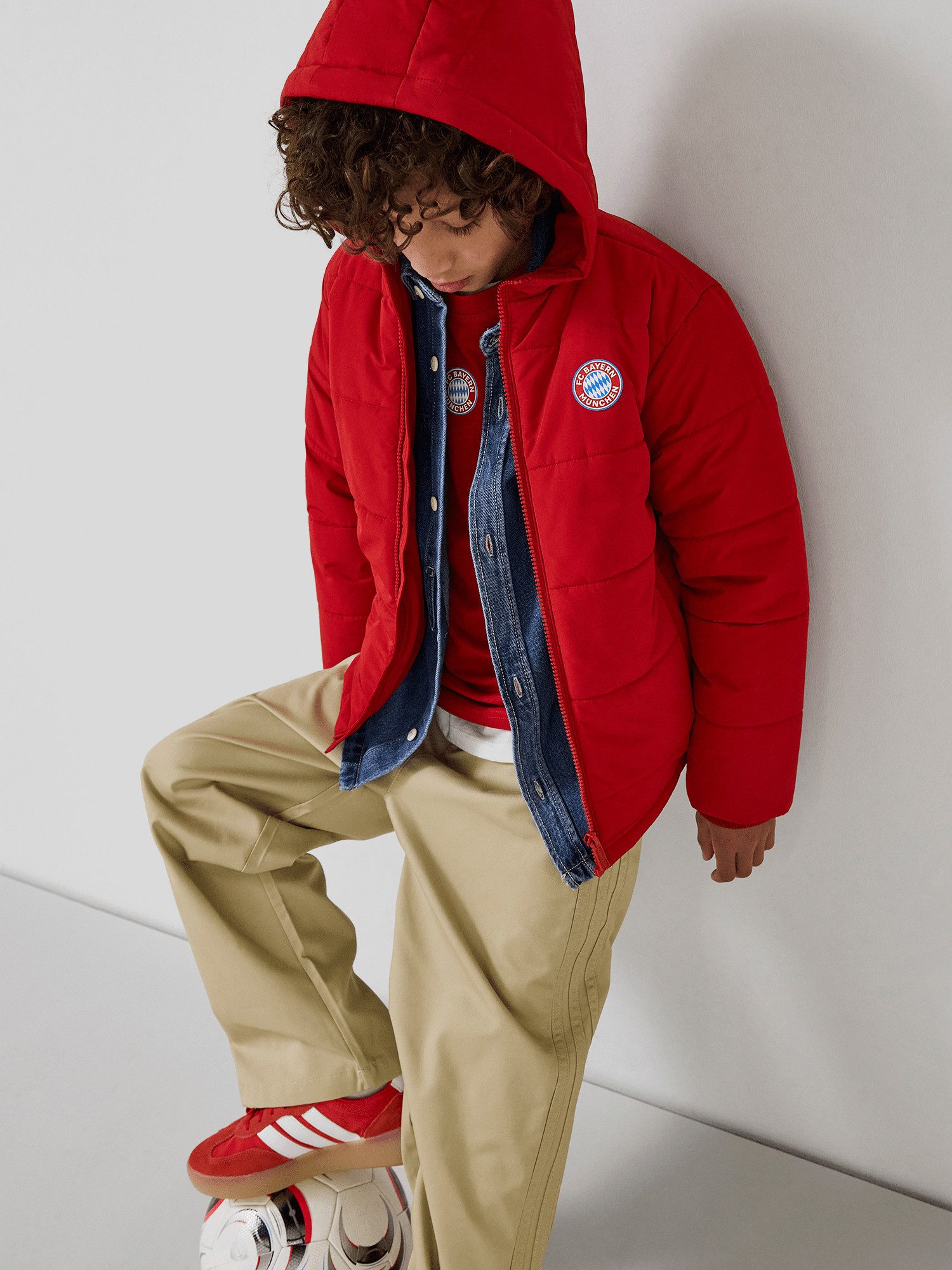 FC Bayern München Outdoorjacke FC Bayern München, Winterjacke Essentials, Kinder, Rot – Bild 5 von 5
