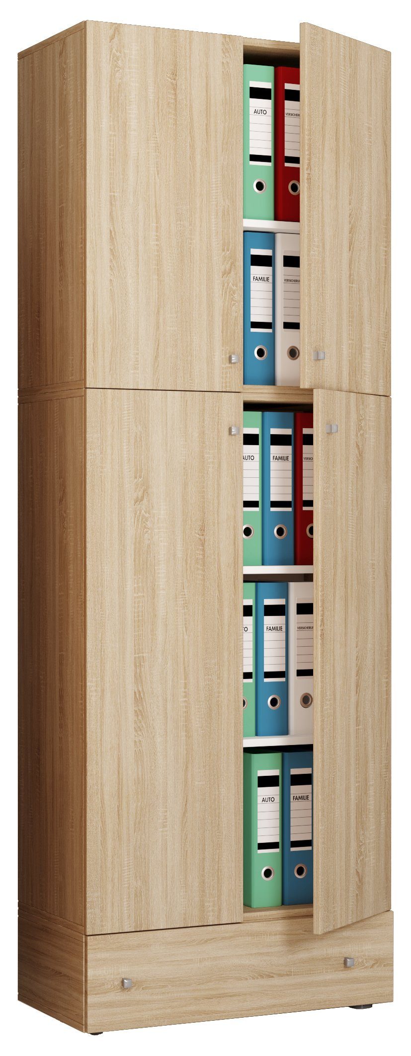 Aktenschrank XXL Büroschrank Aktenschrank Schrank Lona 5fach S