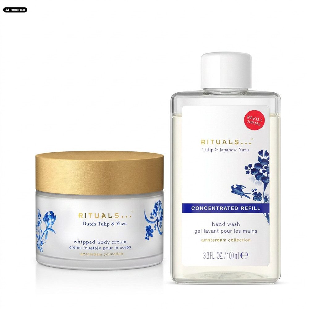 Rituals Körpercreme Rituals Amsterdam Collection Body Cream Hand Wash Duo, Pflegendes Körper und Handpflege Duo mit Amsterdam Duft