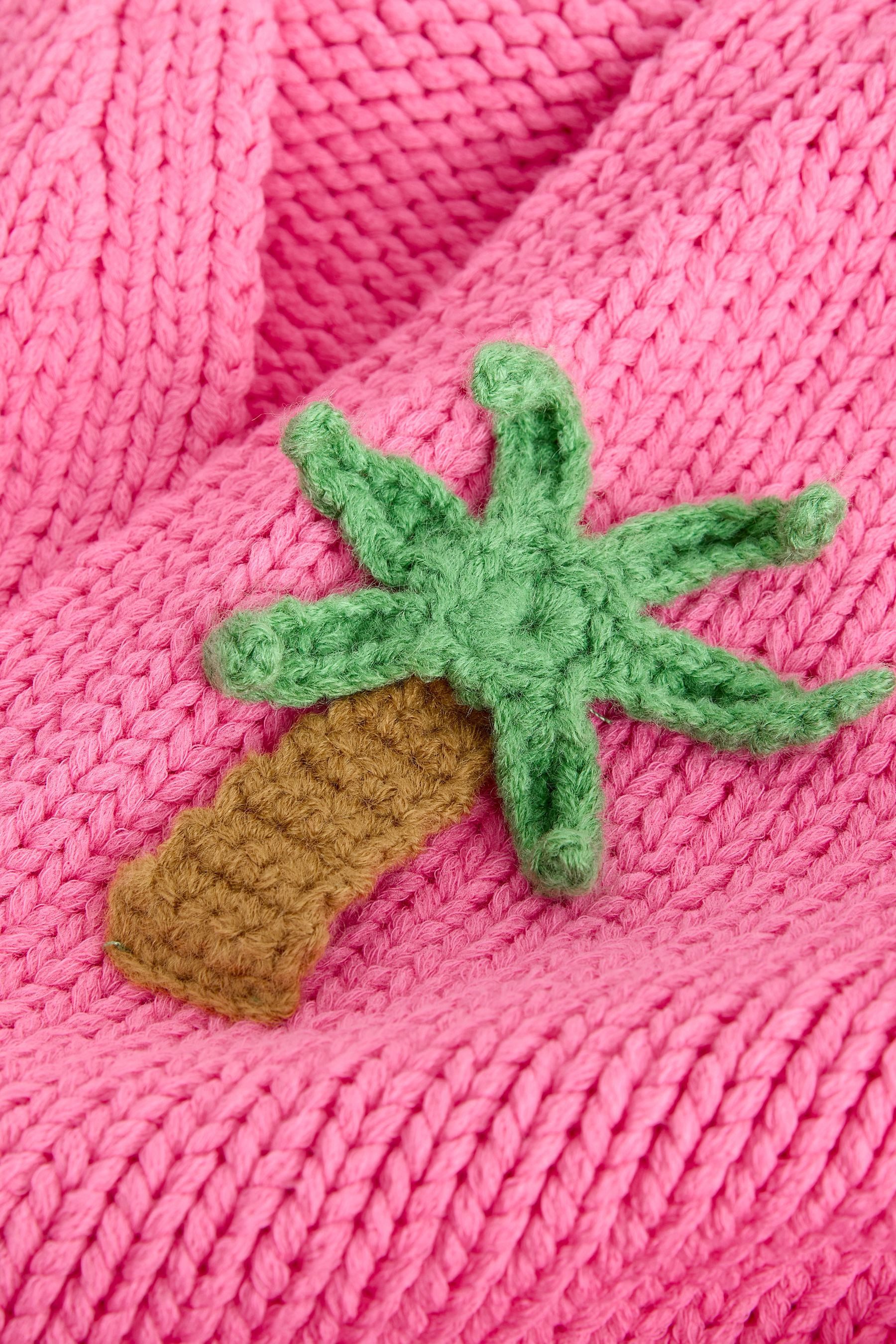 Next Strickjacke Weiche Strickjacke im Grobstrick mit Baumwolle (1-tlg)