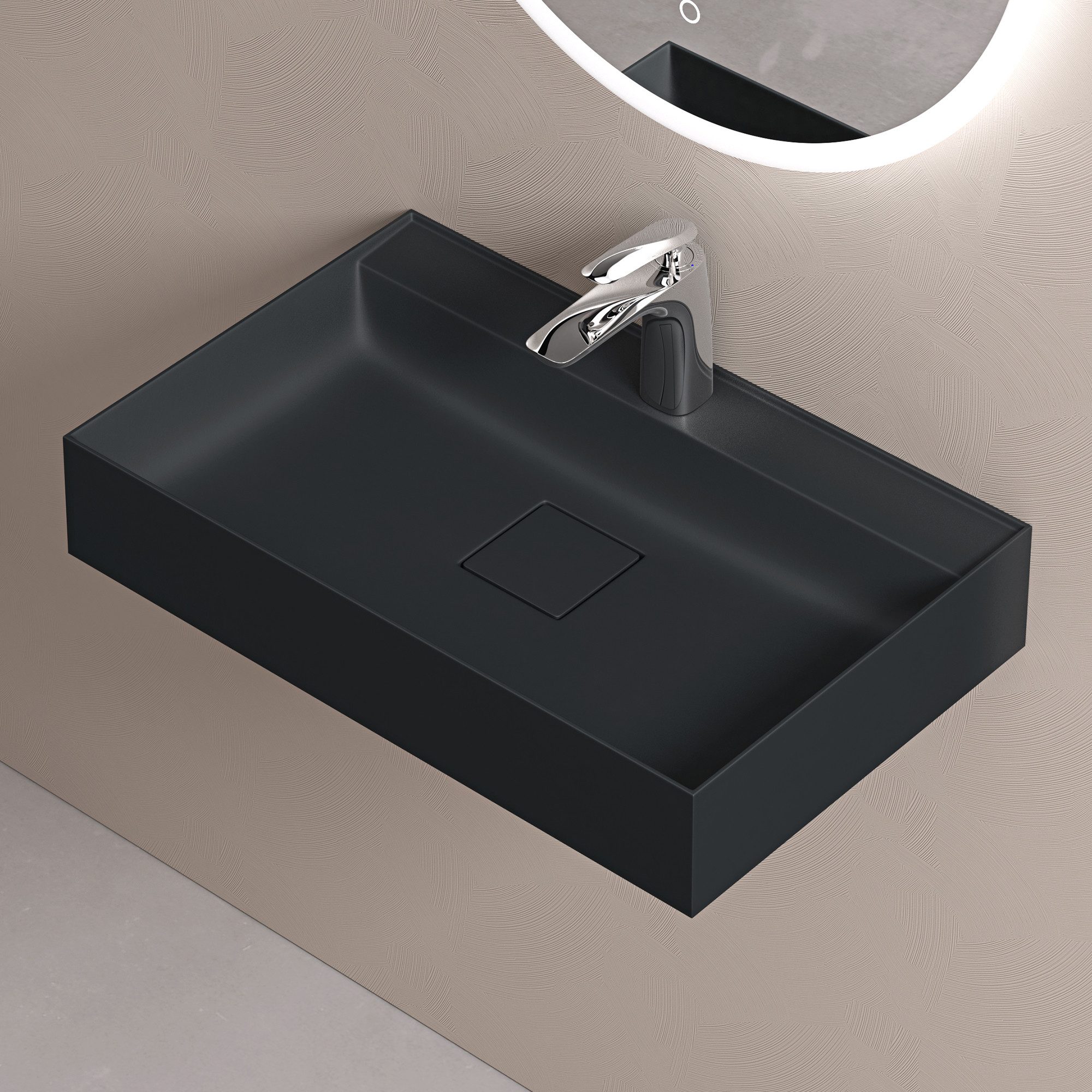 doporro Waschbecken Aufsatzwaschbecken aus Mineralguss inkl. günstig online kaufen