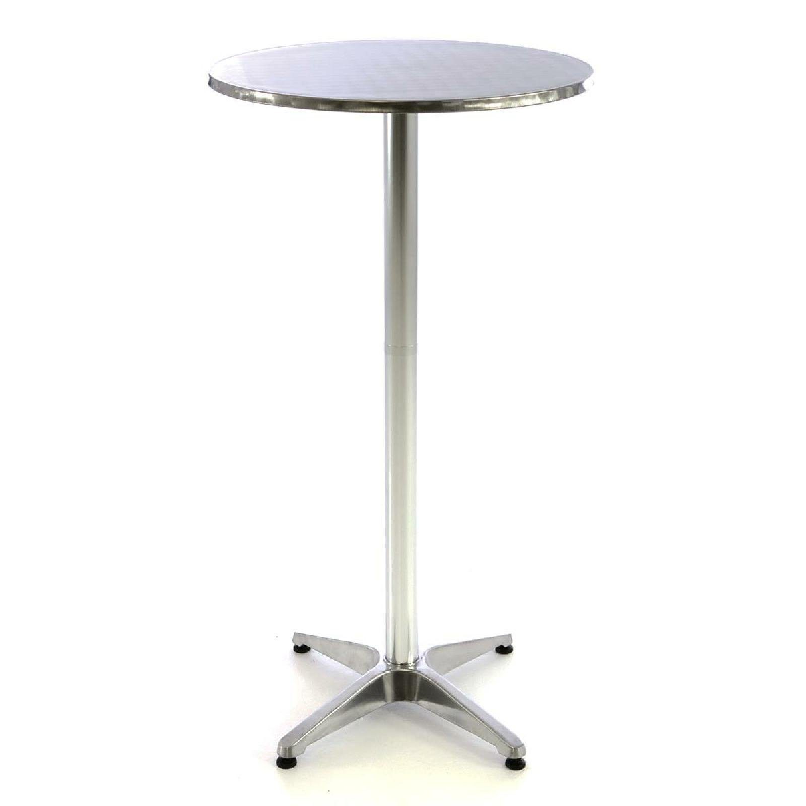 Gartentisch Stehtisch Bistrotisch klappbar Edelstahl Aluminium