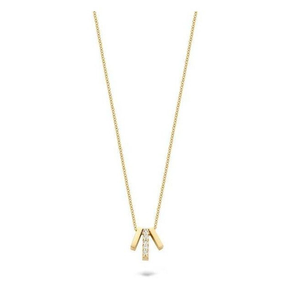 Blush Goldkette BLUSH Kette 14 Karat Gelbgold mit Zirkonia 3122YZI