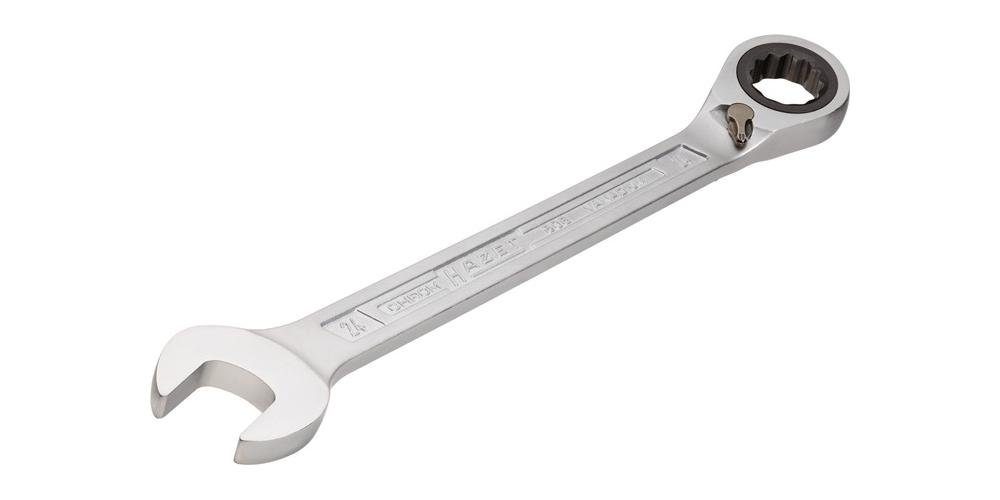 HAZET Maulschlüssel abgewinkelt 6-teilig 21-32 Schlüsselweiten 606/6-1 Knarrenringmaulschlüsselsatz mm