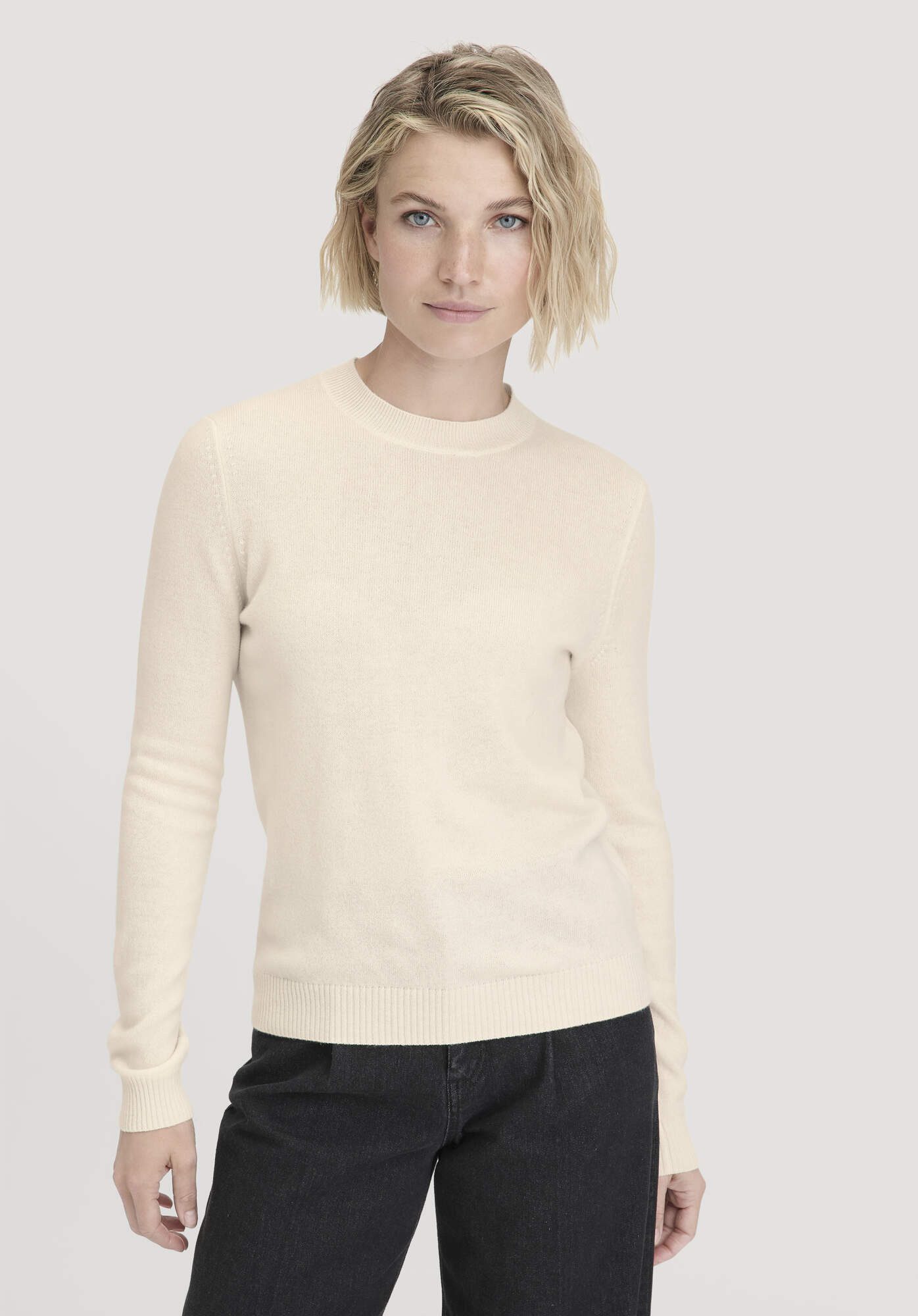 Hessnatur Strickpullover aus Bio-Schurwolle mit Kaschmir günstig online kaufen