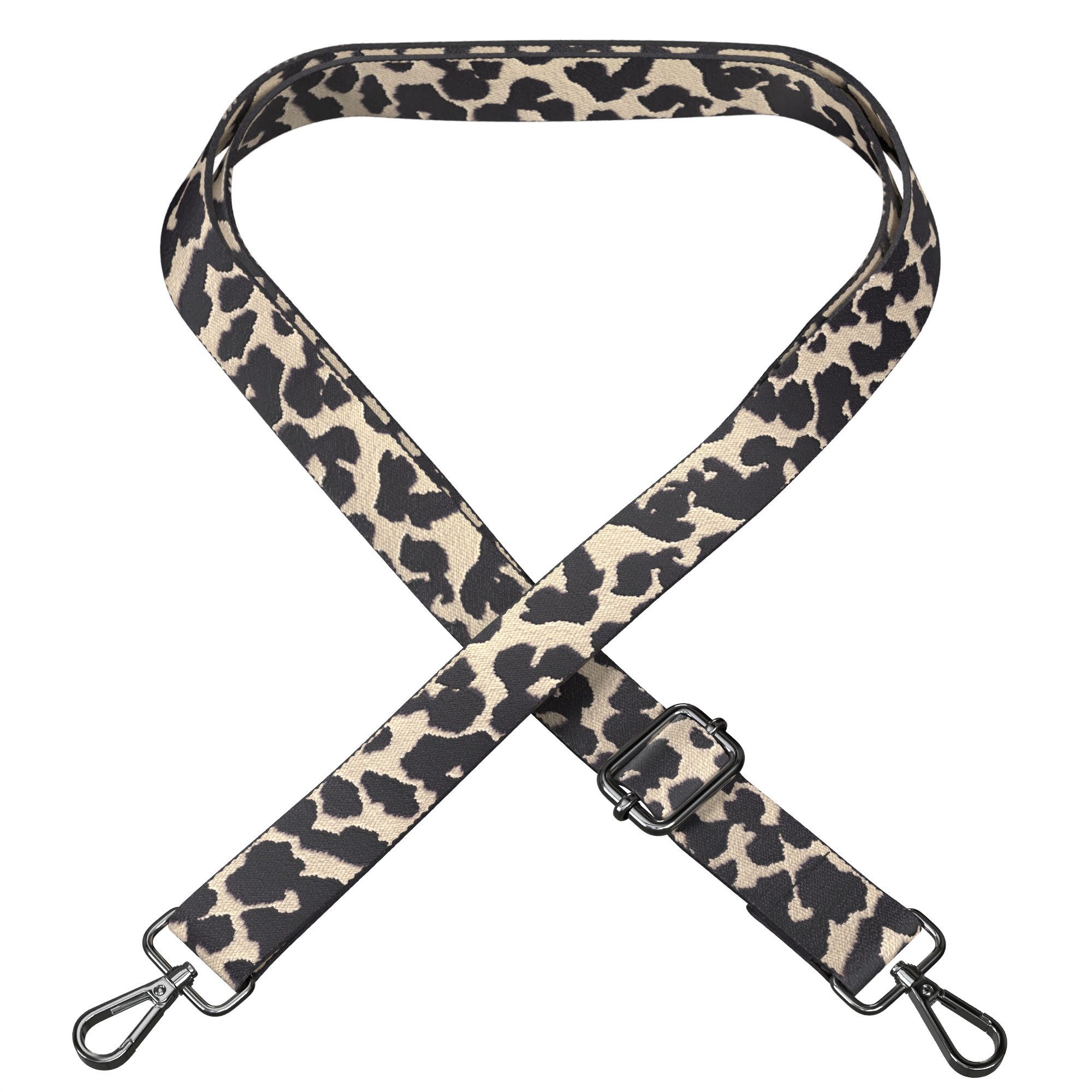 EAZY CASE Schulterriemen Ersatz Taschenriemen Boho Style Schmale Kordel als Taschenband für Umhängetaschen Taupe Camouflage