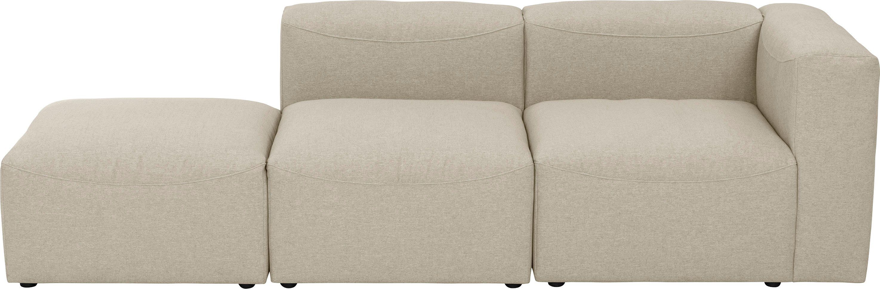 Sitz-Elementen, 3 06 Sofa-Set Lena, creme 3 Max 2-Sitzer Winzer® individuell Spar-Set Teile, kombinierbar aus