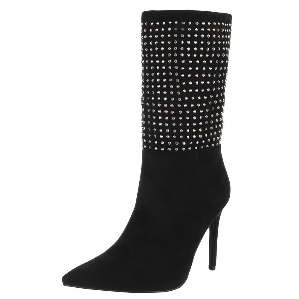 Ital-Design Glamouröse Stiefel mit Glitzer-Akzenten für besondere Anlässe H günstig online kaufen