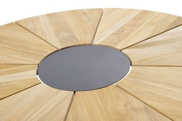 Musterring Gartentisch Freilicht (1-St), rund, mit fester Platte; Teak massiv geölt