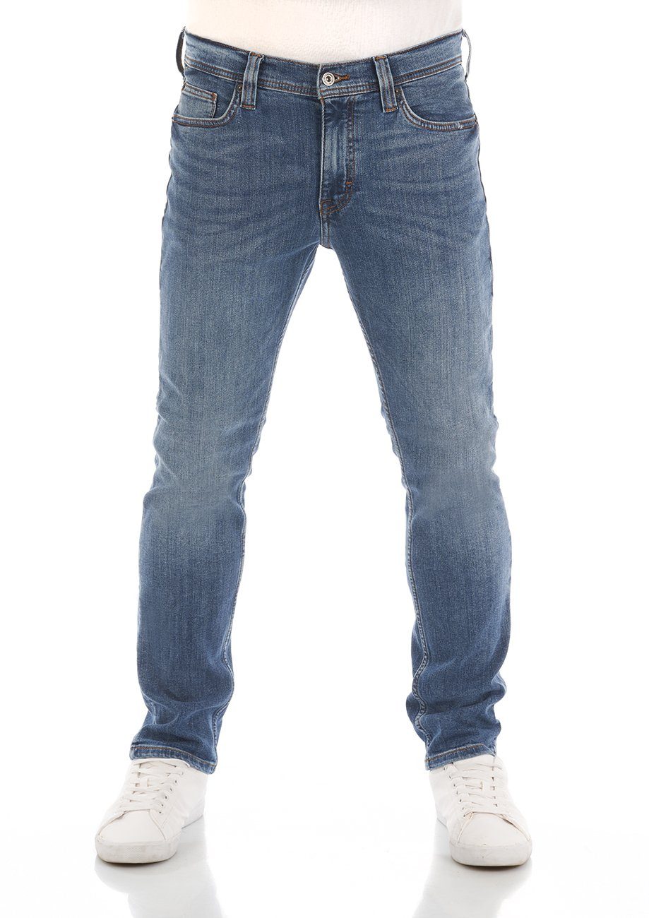 MUSTANG Slim-fit-Jeans Herren Jeanshose Vegas Slim Fit Denim Hose mit Stretch DENIM BLUE (5000-313)