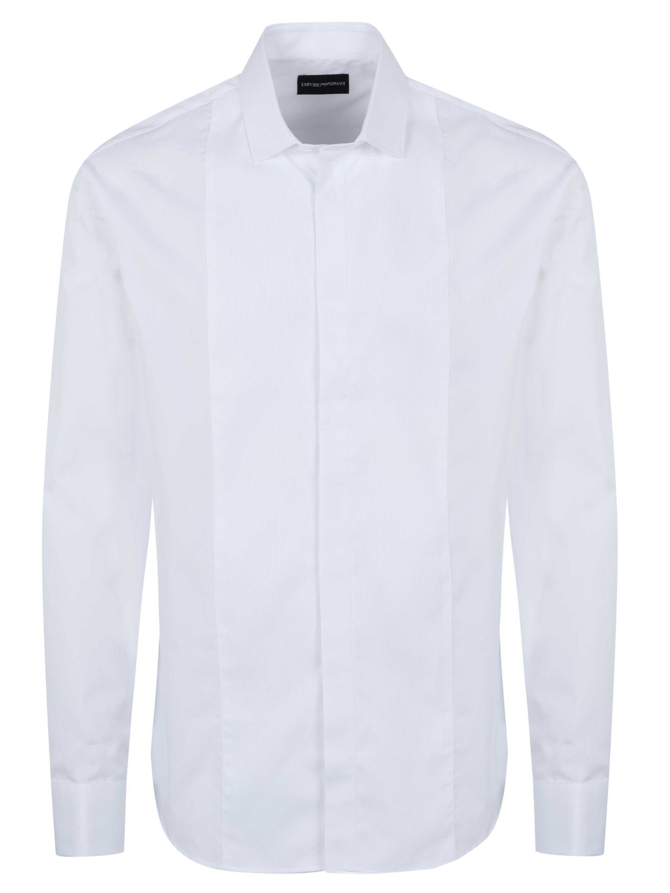 Emporio Armani Langarmhemd Langarm Business Hemd für Herren (1-tlg)