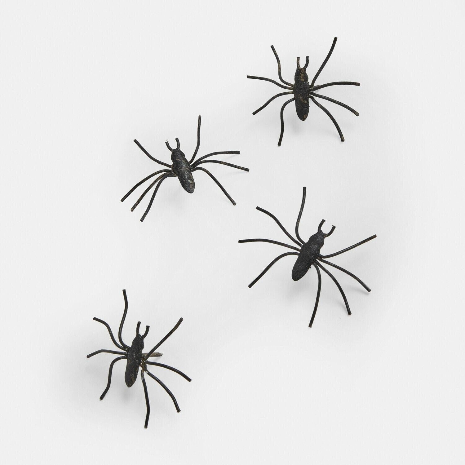 Mirabeau Stumpenkerze Deko-Pin 4er Set Gwynetha antikschwarz (4er Set, 4er Set)