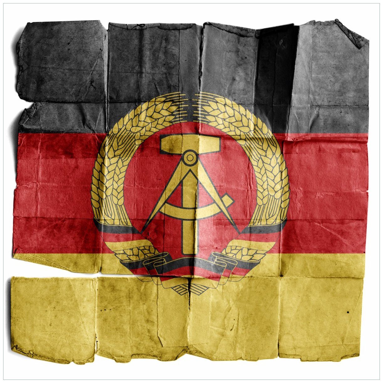 Wandbild aus Acryl Deutsche Flagge