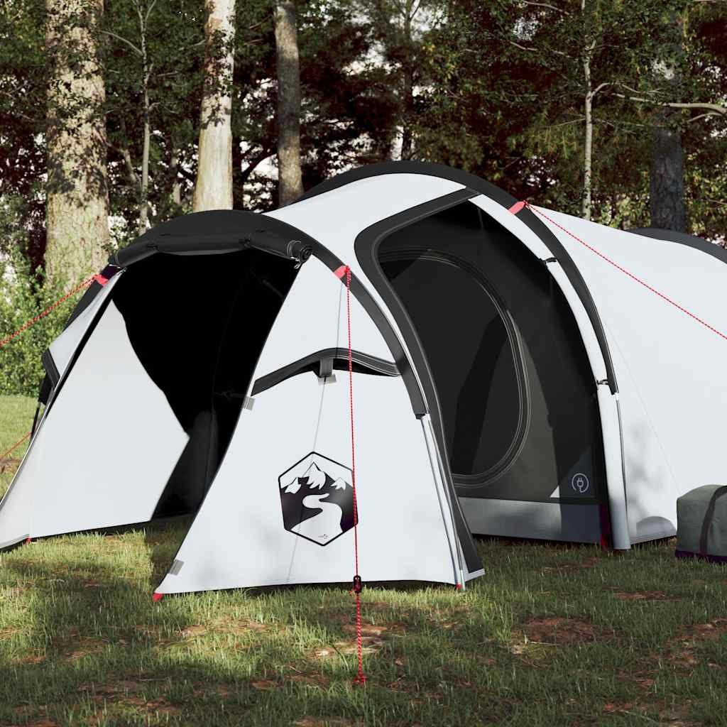 Faltzelt Camping Tunnelzelt 360x135x105 cm Weiß