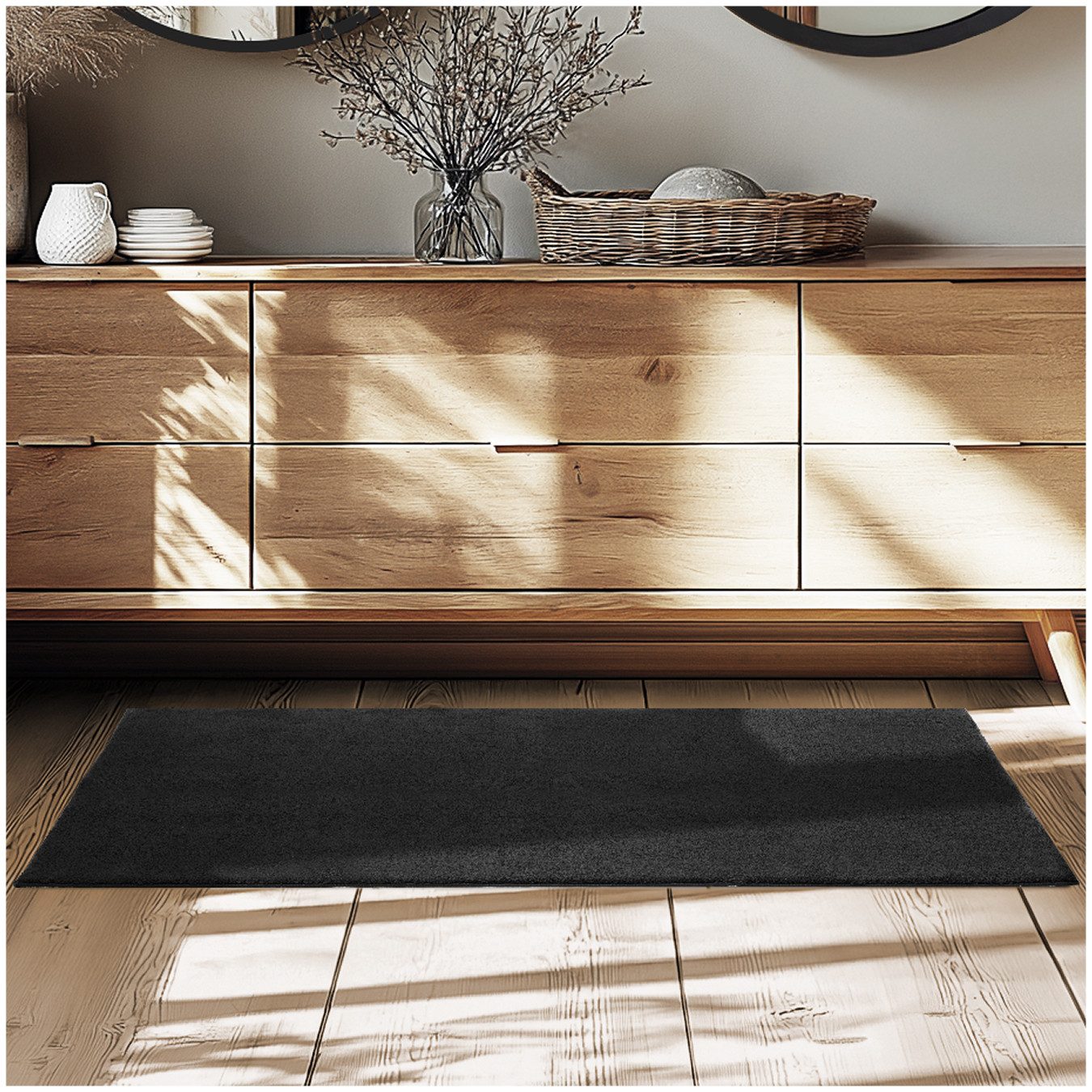 tectake Teppich Kurzflorteppich Soft Zone verschiedene Größen und Farben, R günstig online kaufen