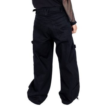 Heartless Stoffhose Orwell Industrial Cyber Goth Baggy Rave Pants