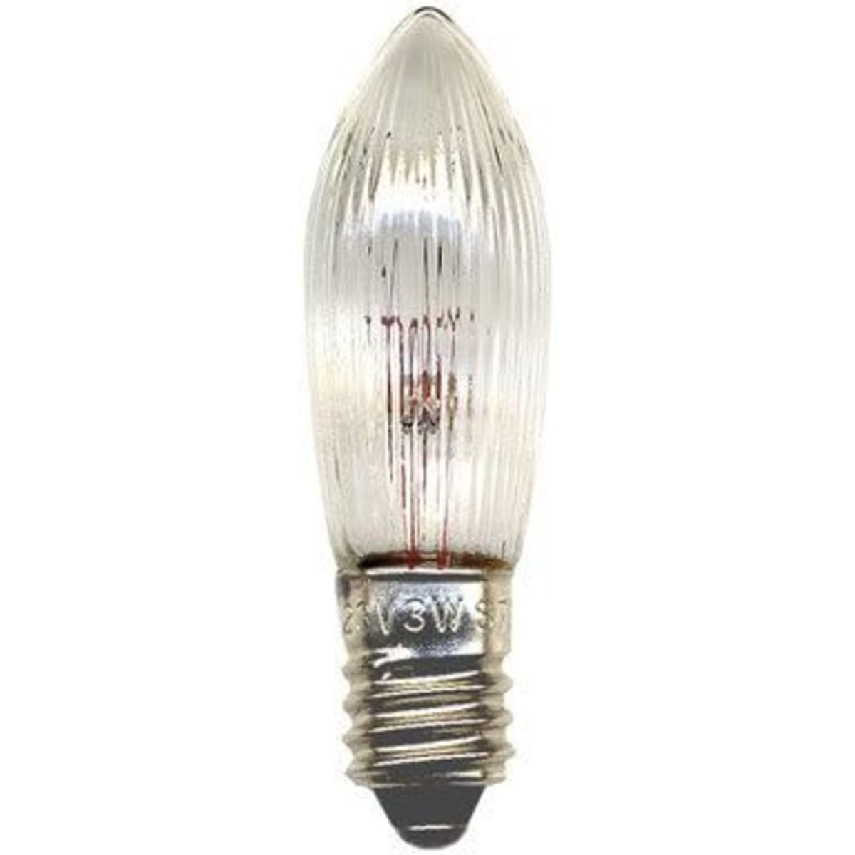 STAR TRADING LED Dekolicht Spare Bulb, Ersatzbirnen,Spare Bulb', E10, Kerzenform, dimmbar, 7er-Pack, 3W, war