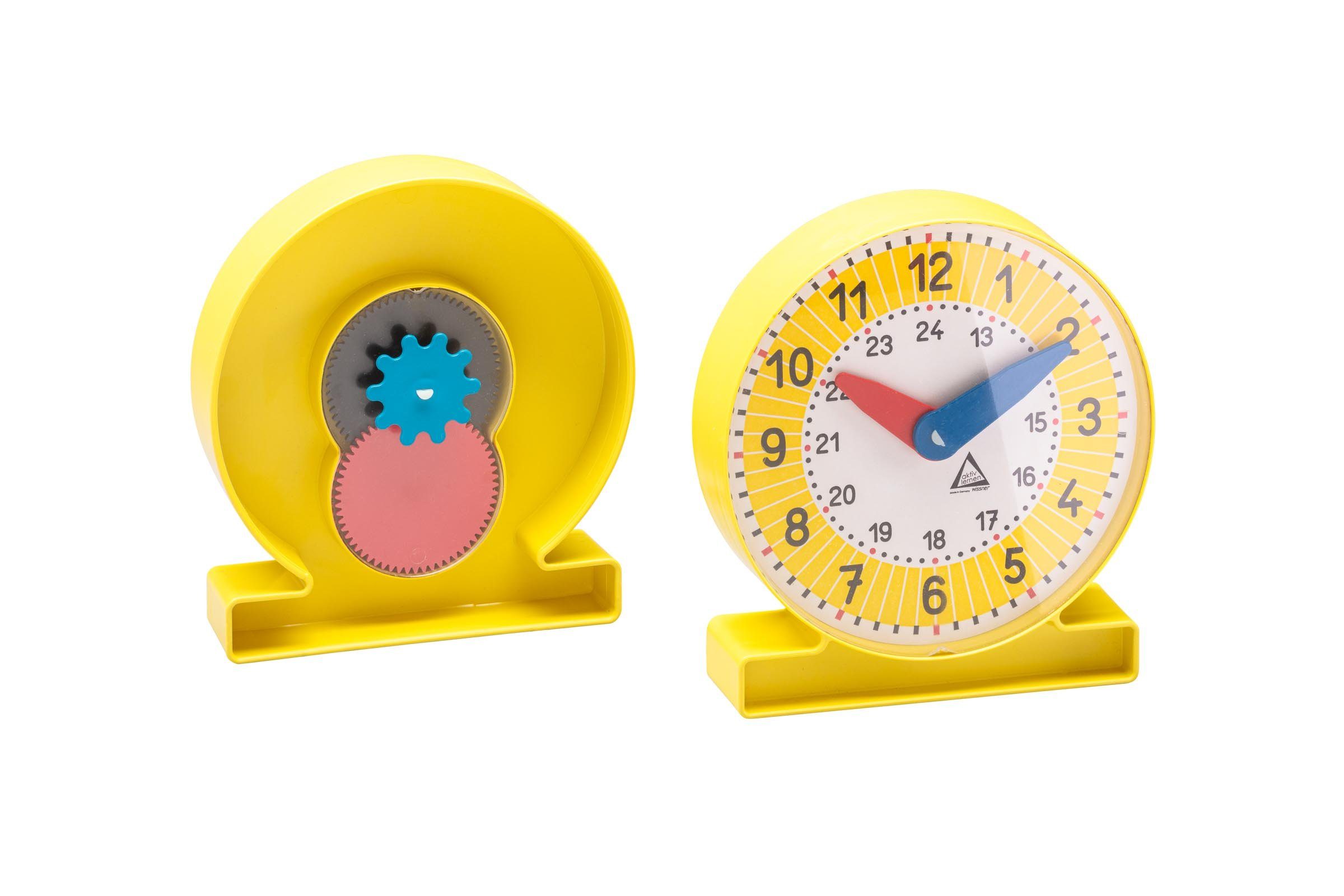 Wissner® aktiv lernen Lernspielzeug Schüleruhr classic, synchronem Uhrwerk RE-Plastic®, RE-Plastic®
